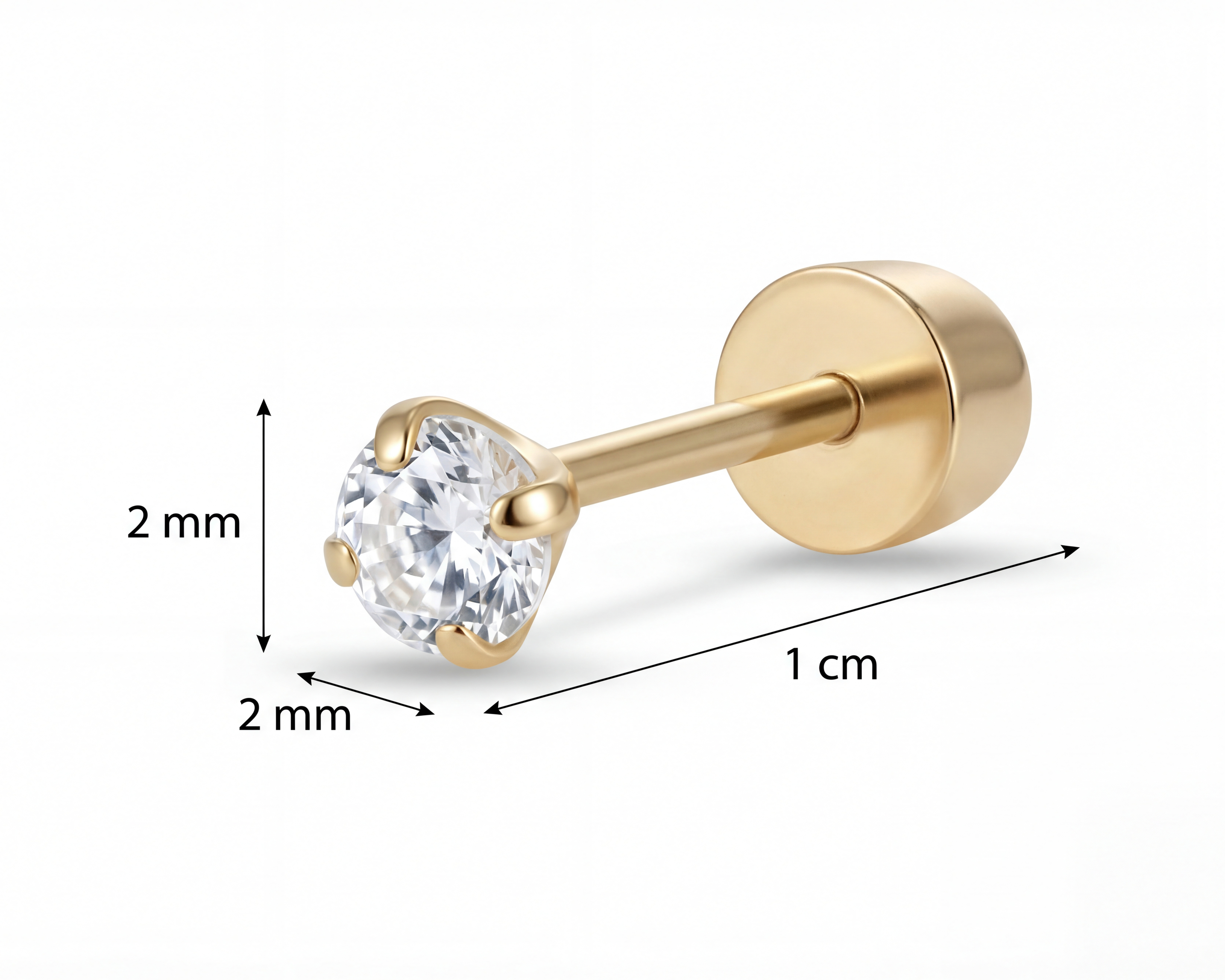 Foto 5 | Foto 5 | Broqueles de Oro 14K Baby Colors