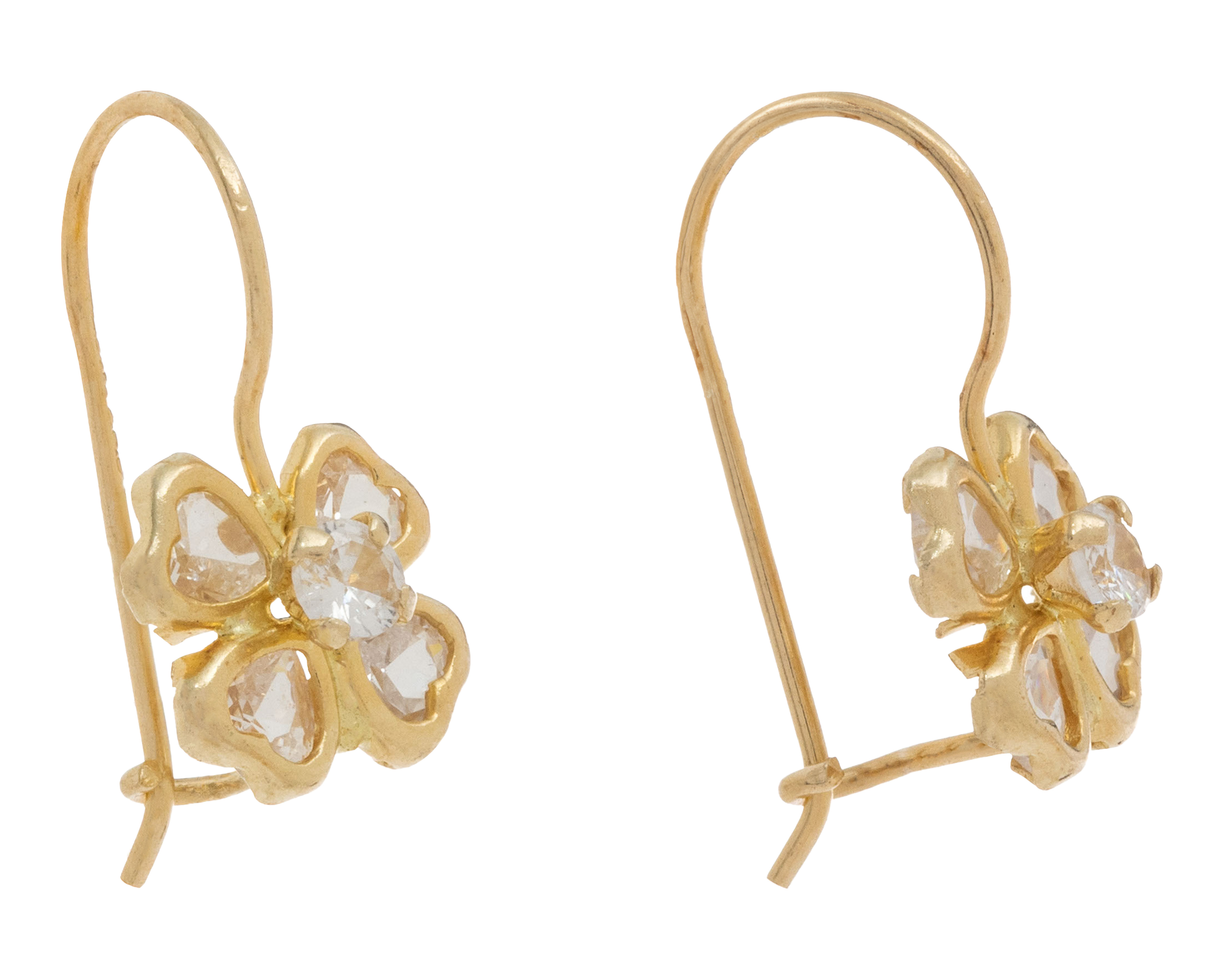 Aretes de Oro 10K Sentimientos