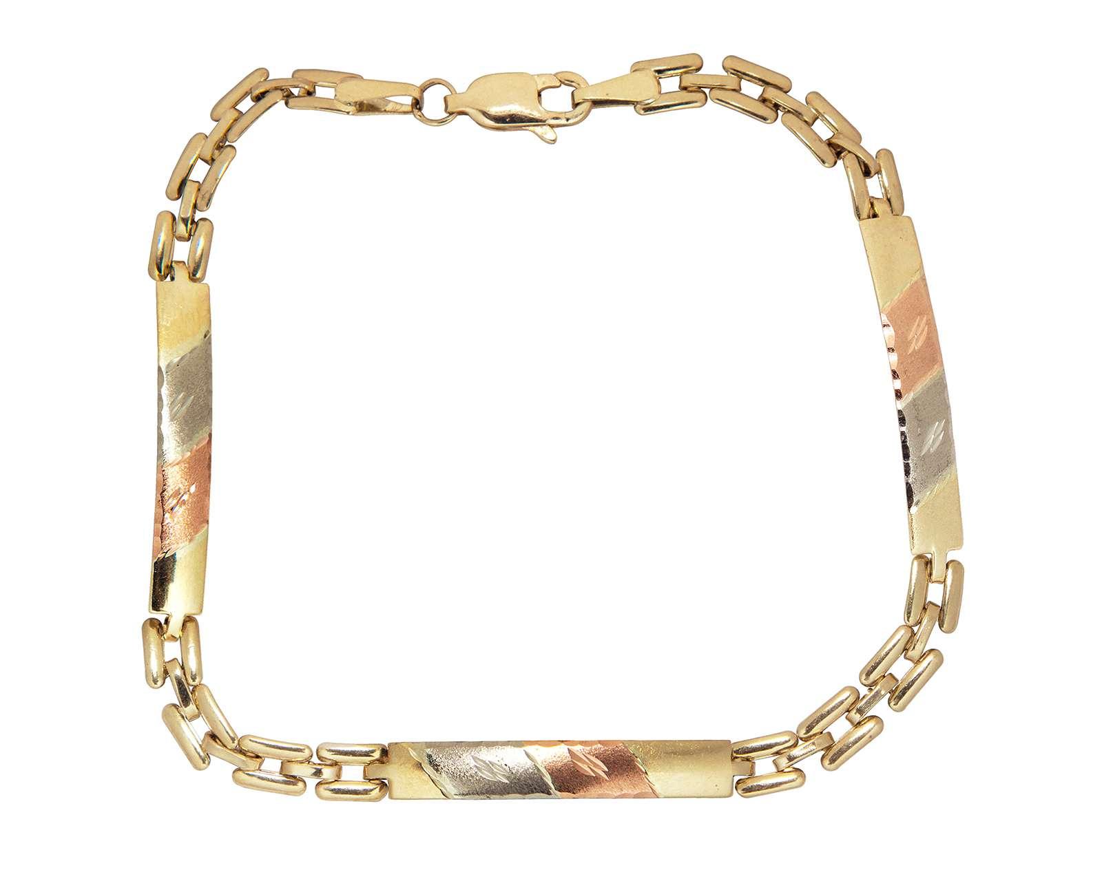 Foto 2 pulgar | Foto 1 | Pulsera de Oro 10K Sentimientos