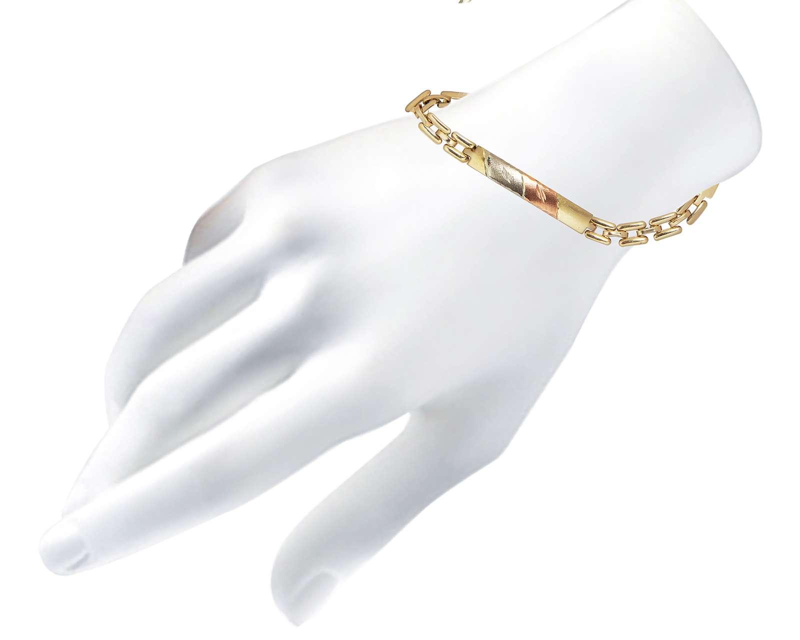 Foto 5 pulgar | Foto 4 | Pulsera de Oro 10K Sentimientos