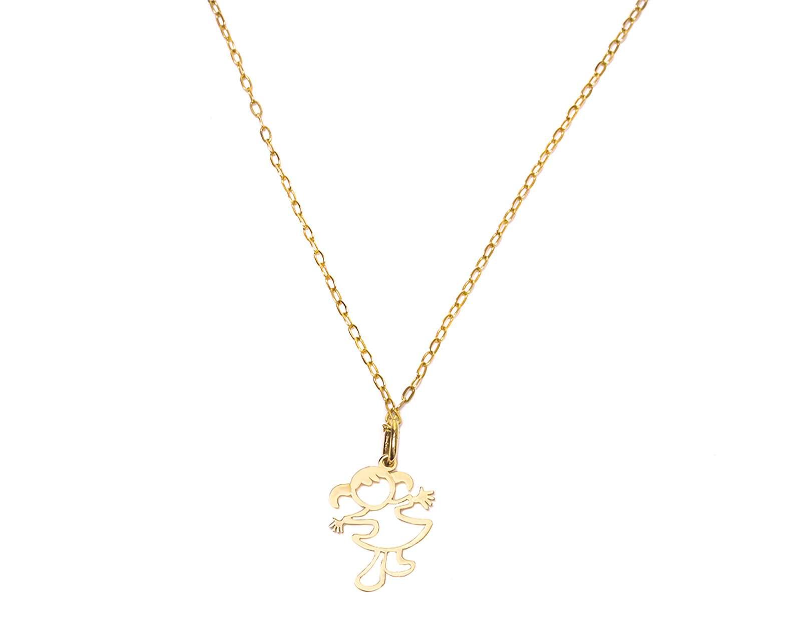 Collar de Oro 10K Moments