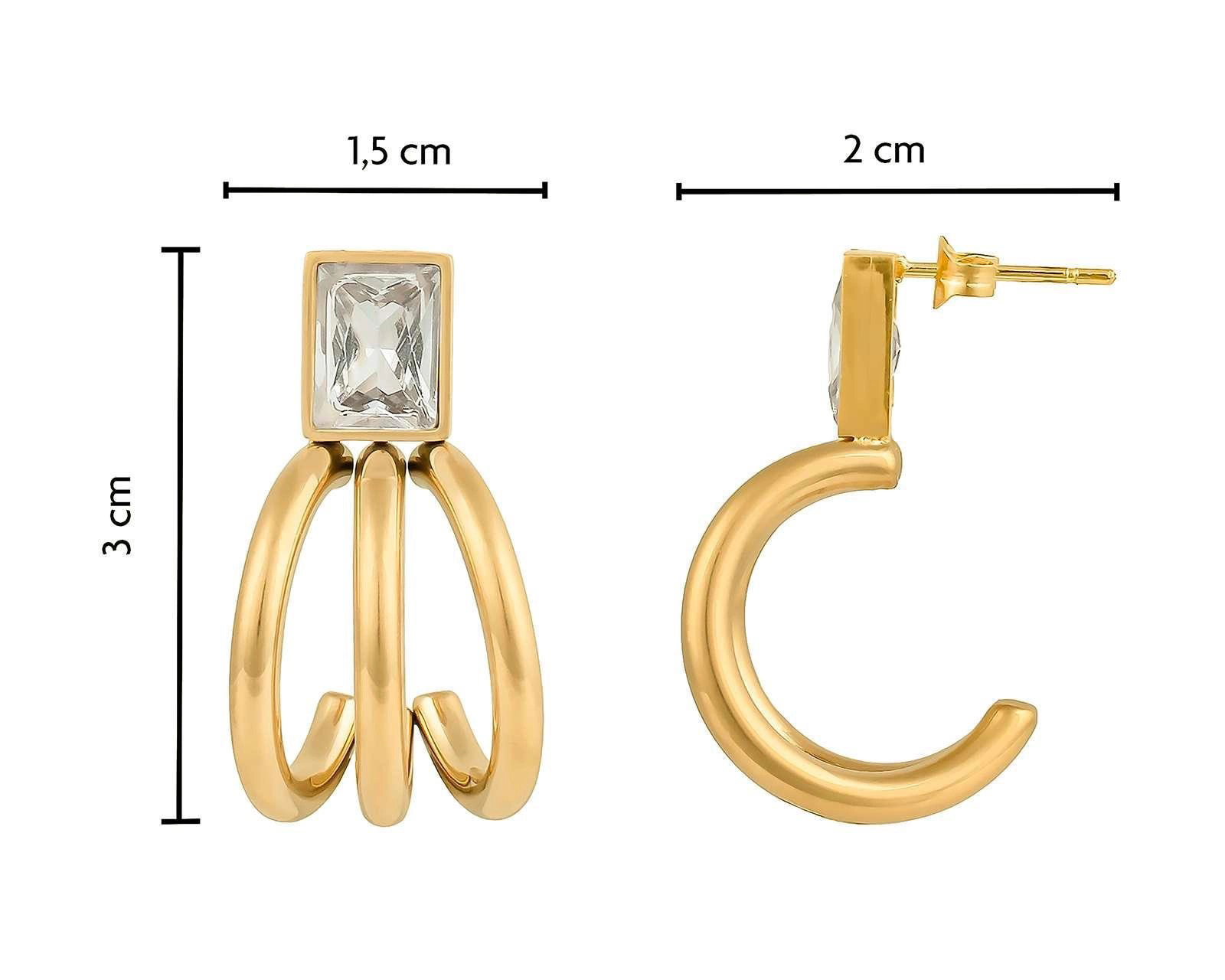 Foto 7 | Foto 7 | Aretes de Acero Inoxidable Jennifer Lopez