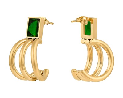 Foto 3 | Foto 3 | Aretes de Acero Inoxidable Jennifer Lopez