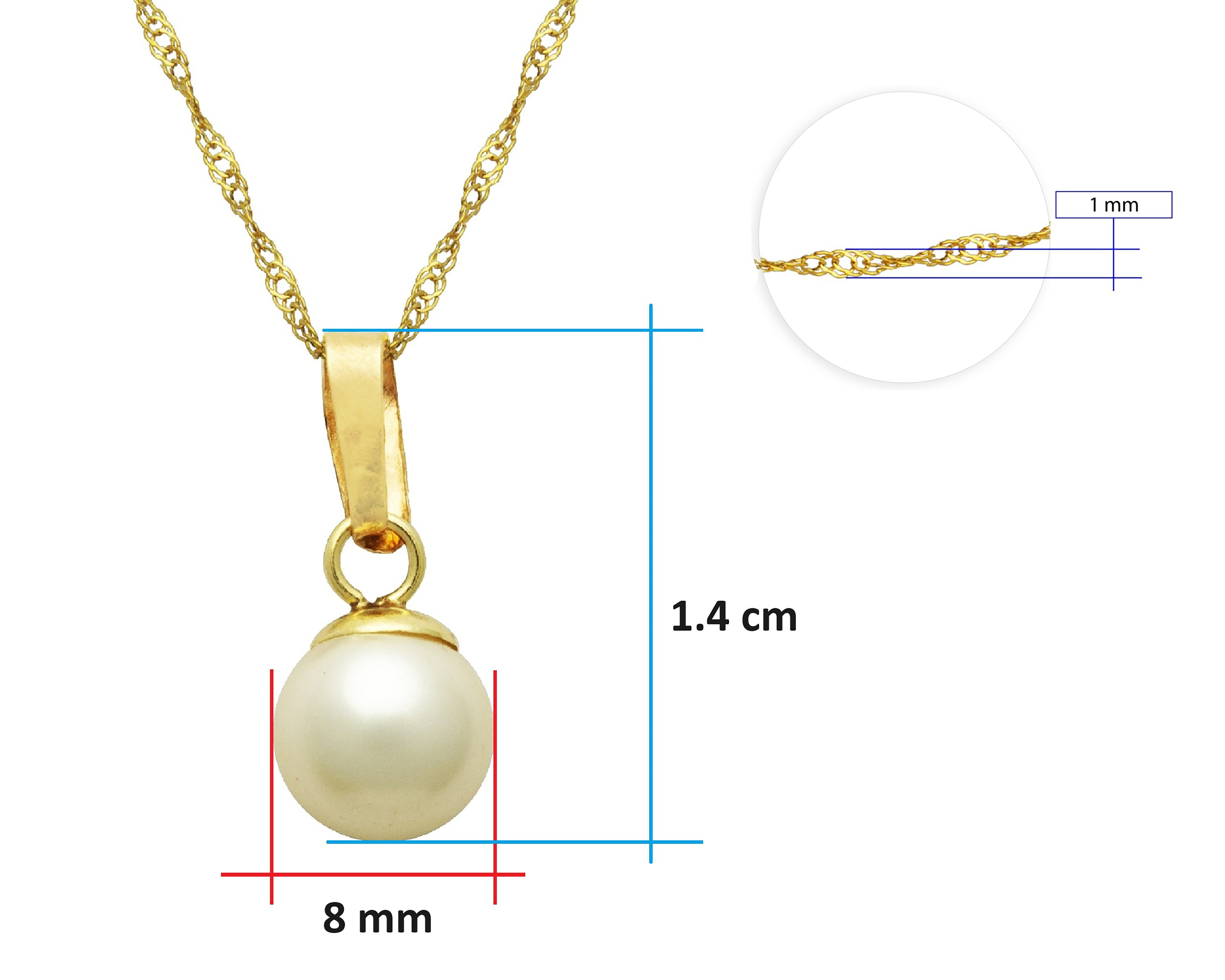 Foto 8 pulgar | Foto 7 | Collar de Oro de 10K Sentimientos