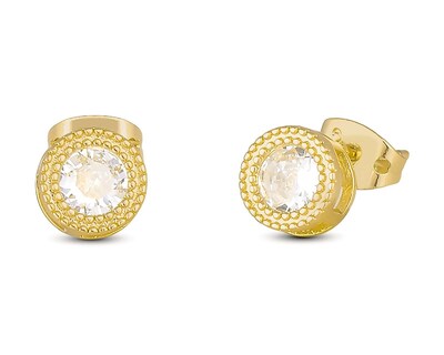 Foto 2 | Foto 2 | Aretes de Chapa de Oro 18K Plafer