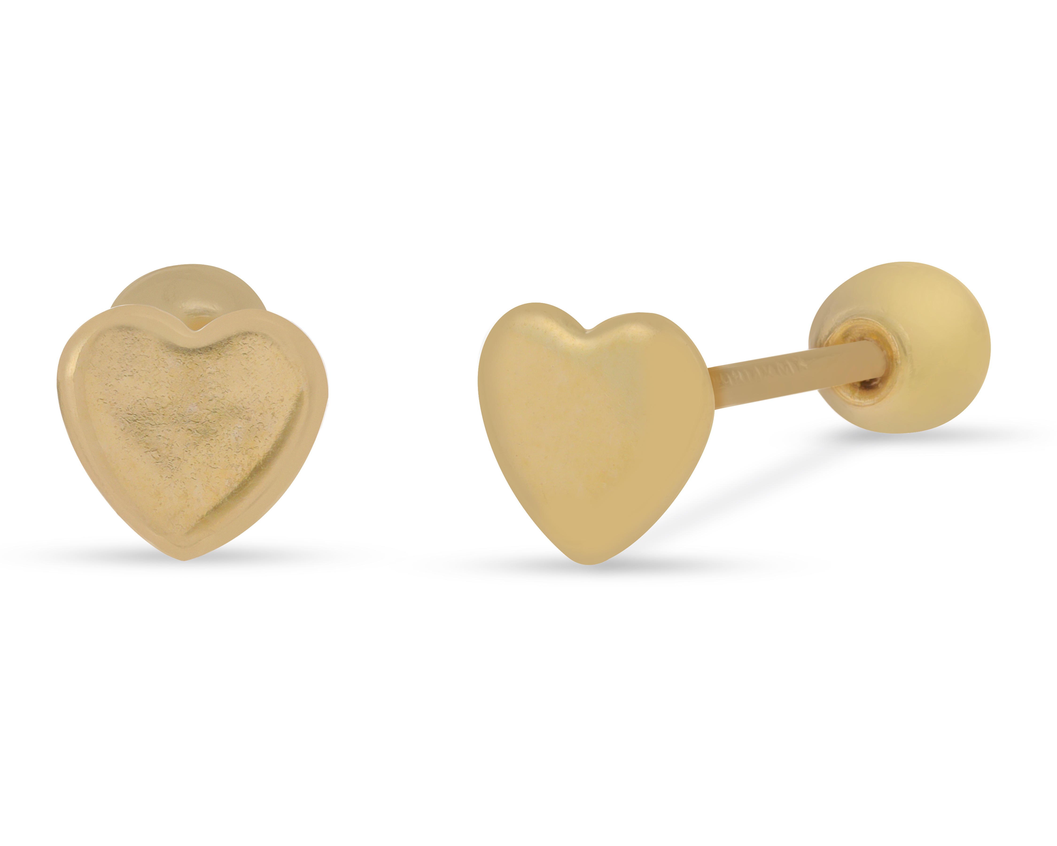 Foto 2 pulgar | Foto 1 | Aretes de Oro 14K Sentimientos