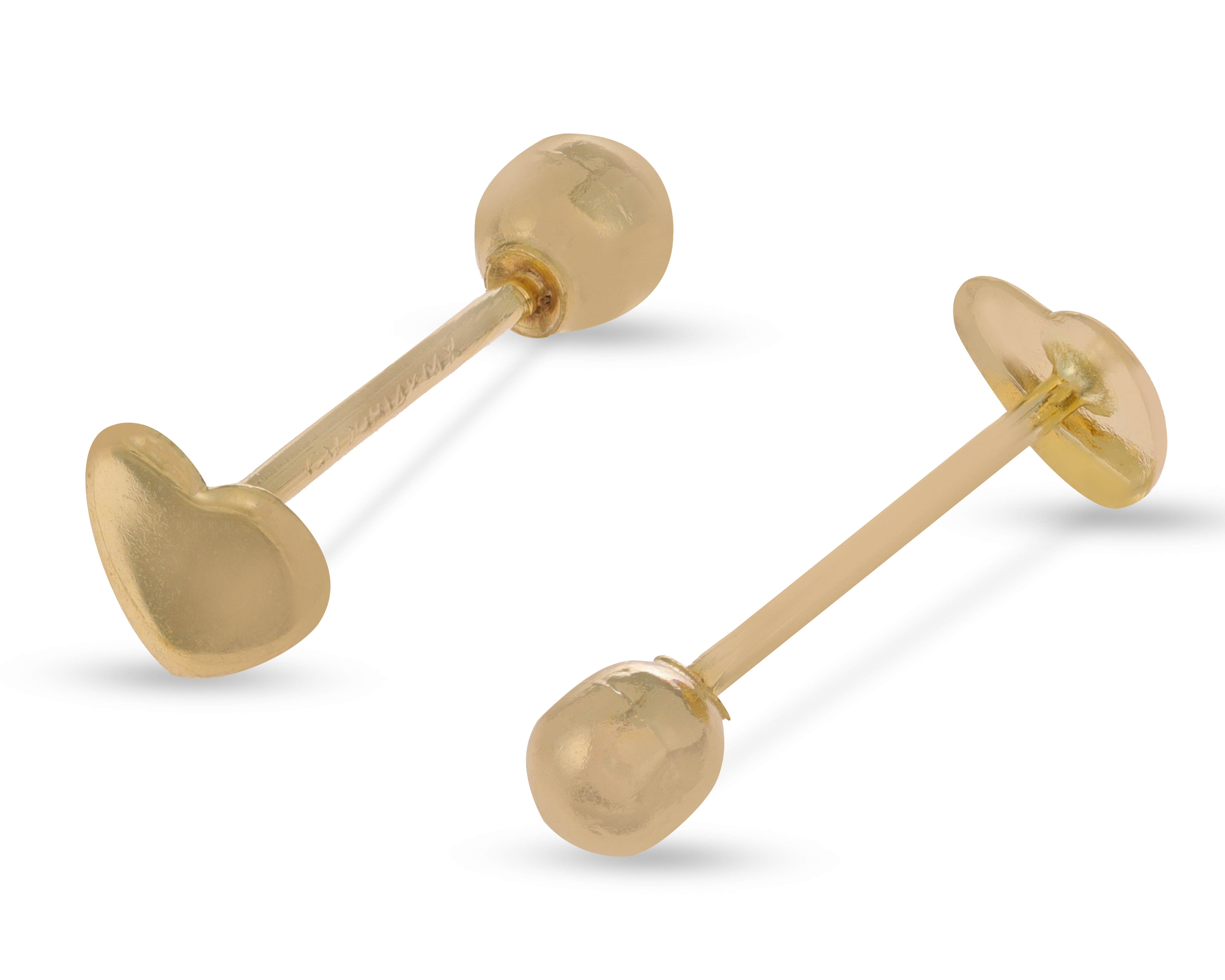 Foto 3 pulgar | Foto 2 | Aretes de Oro 14K Sentimientos