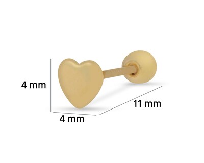 Foto 4 | Foto 4 | Aretes de Oro 14K Sentimientos