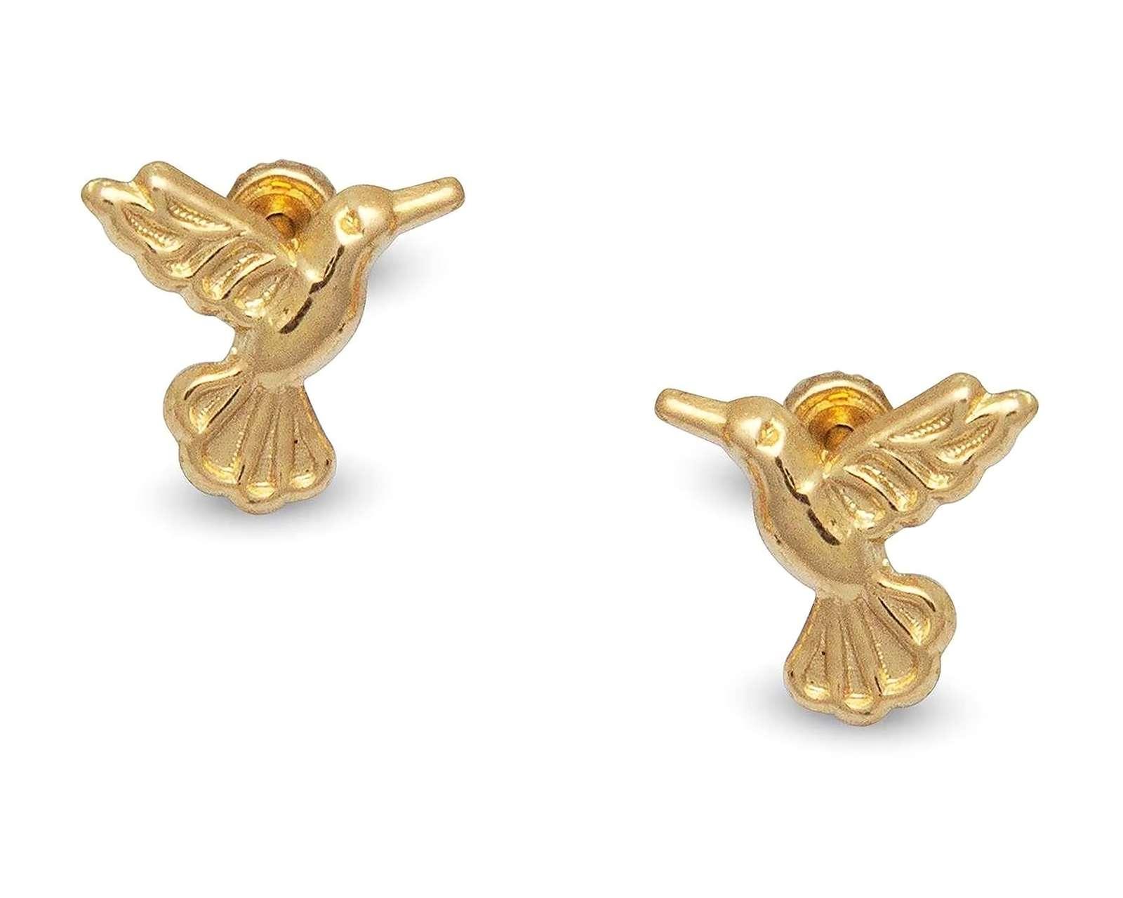 Foto 3 | Foto 3 | Broqueles de Oro 10K Sentimientos