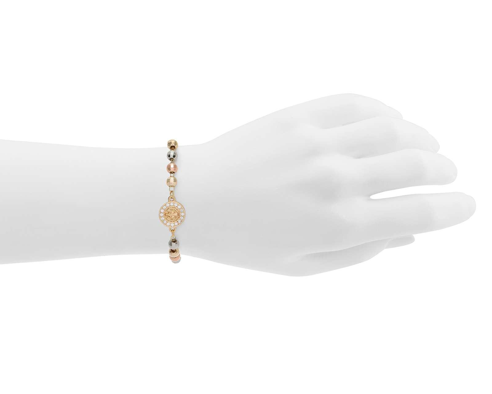 Foto 5 pulgar | Foto 4 | Pulsera de Chapa de Oro Zokko