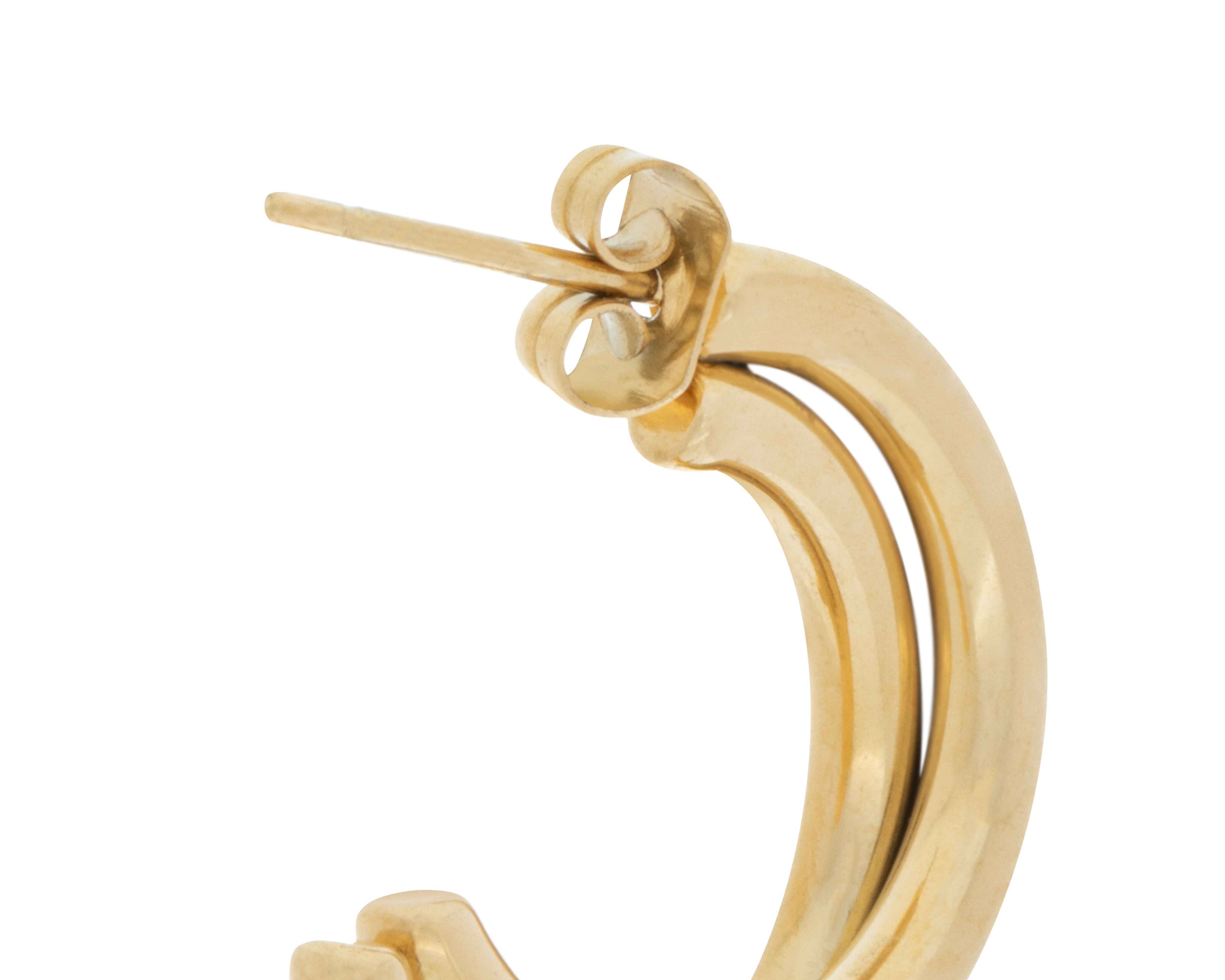 Foto 3 | Foto 3 | Aretes Corazón de Acero Inoxidable Jennifer Lopez