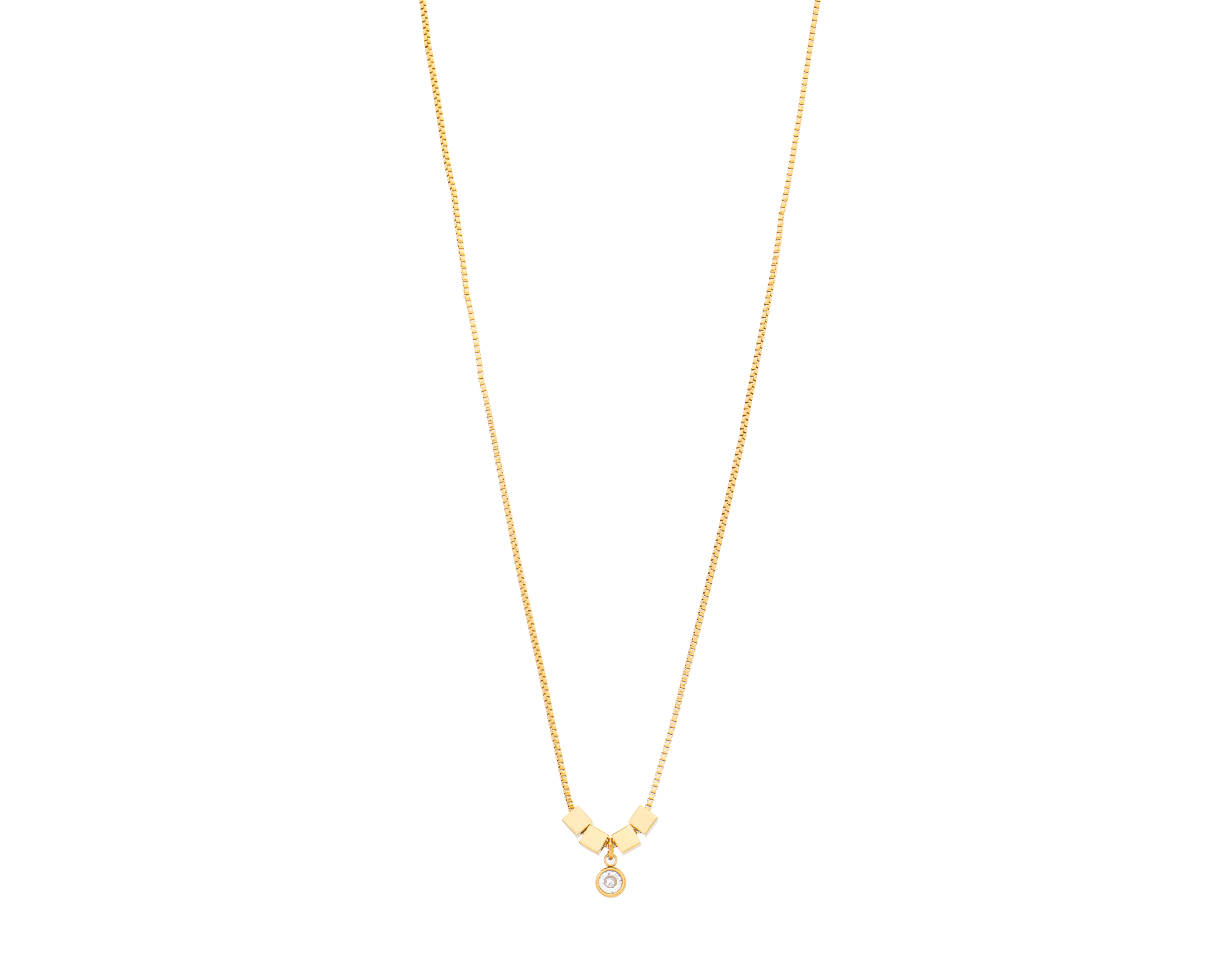 Foto 2 pulgar | Foto 1 | Collar de Acero Inoxidable Jennifer Lopez