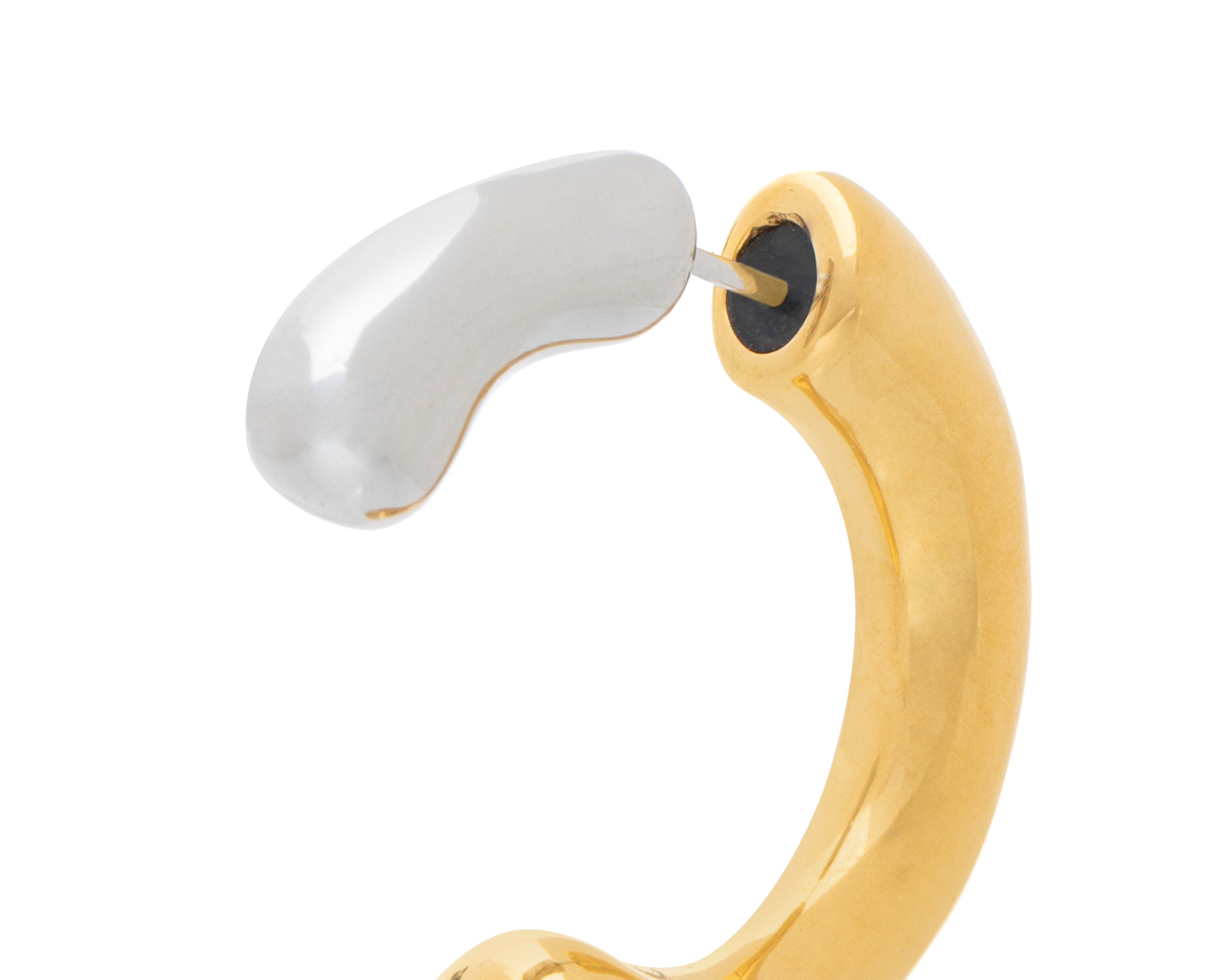 Foto 4 pulgar | Foto 3 | Aretes de Acero Inoxidable Jennifer Lopez