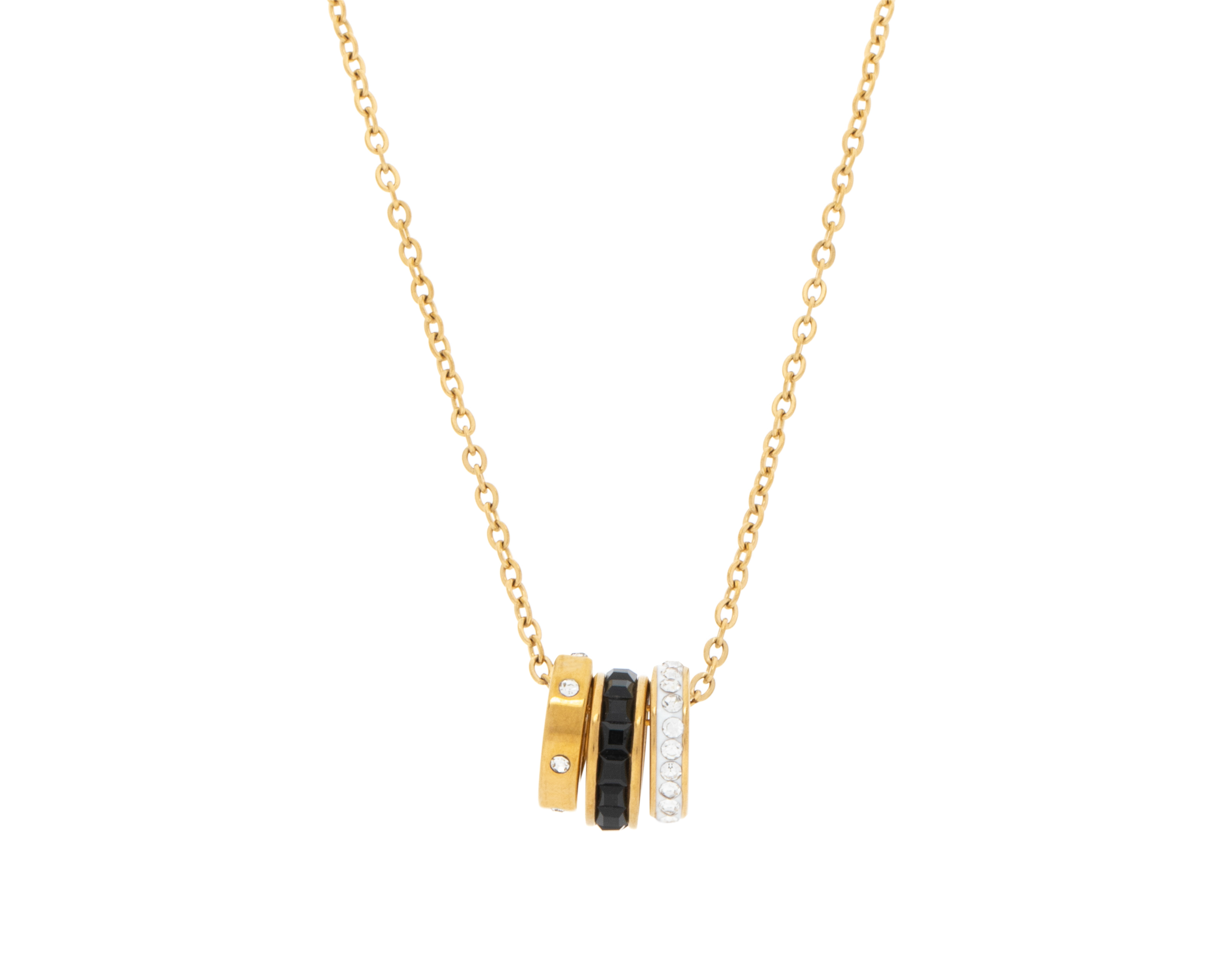 Foto 3 pulgar | Foto 2 | Collar de Acero Inoxidable Jennifer Lopez