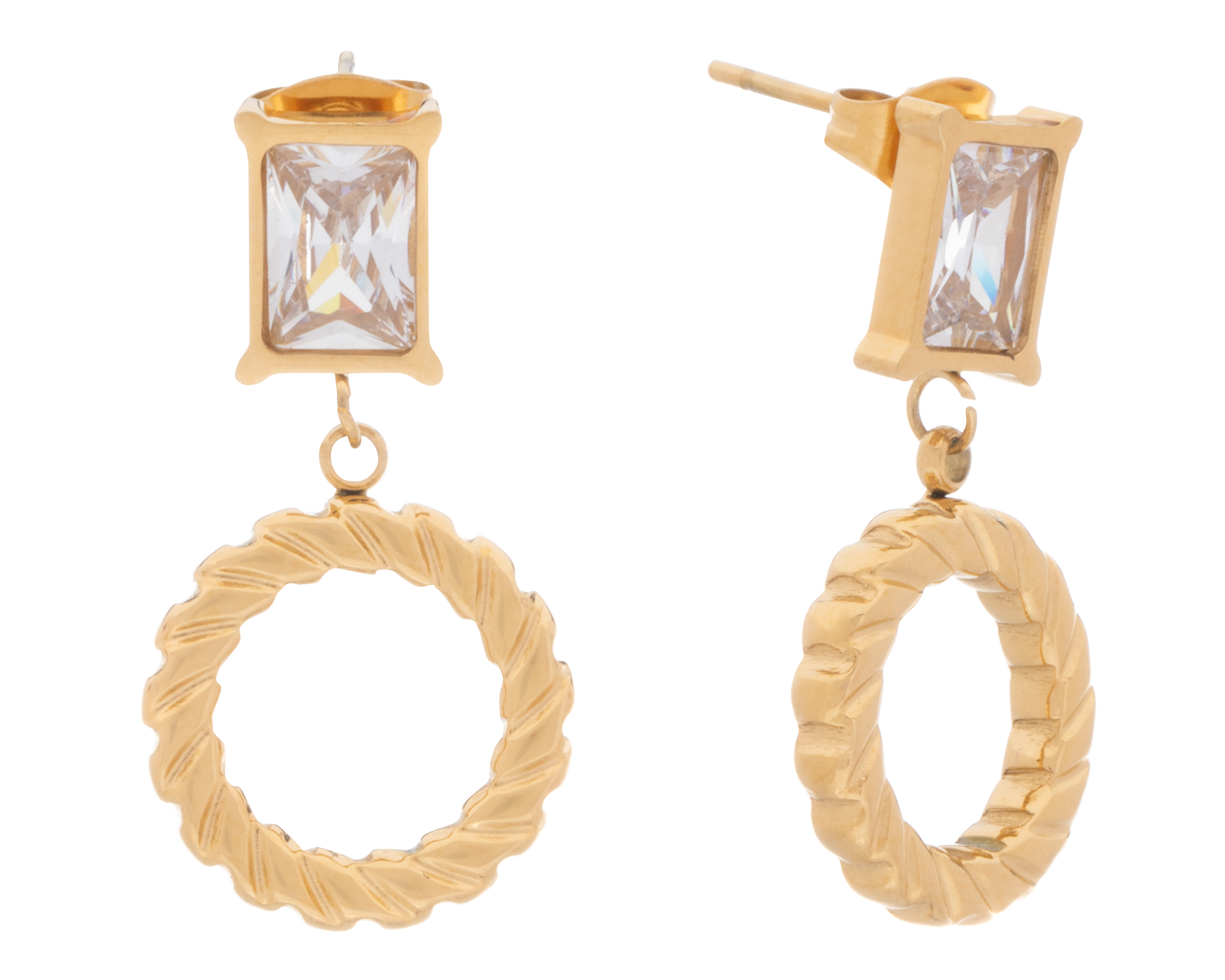 Foto 1 | Foto 1 | Aretes de Acero Inoxidable Jennifer Lopez