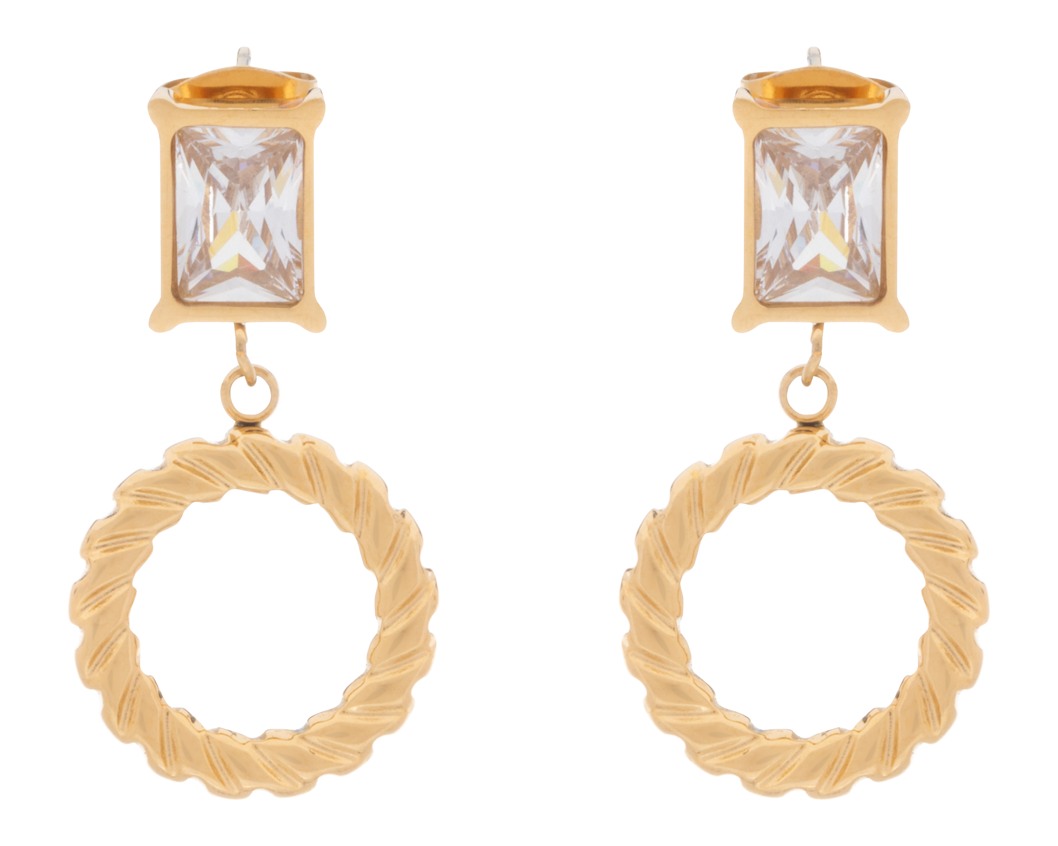 Foto 2 | Foto 2 | Aretes de Acero Inoxidable Jennifer Lopez