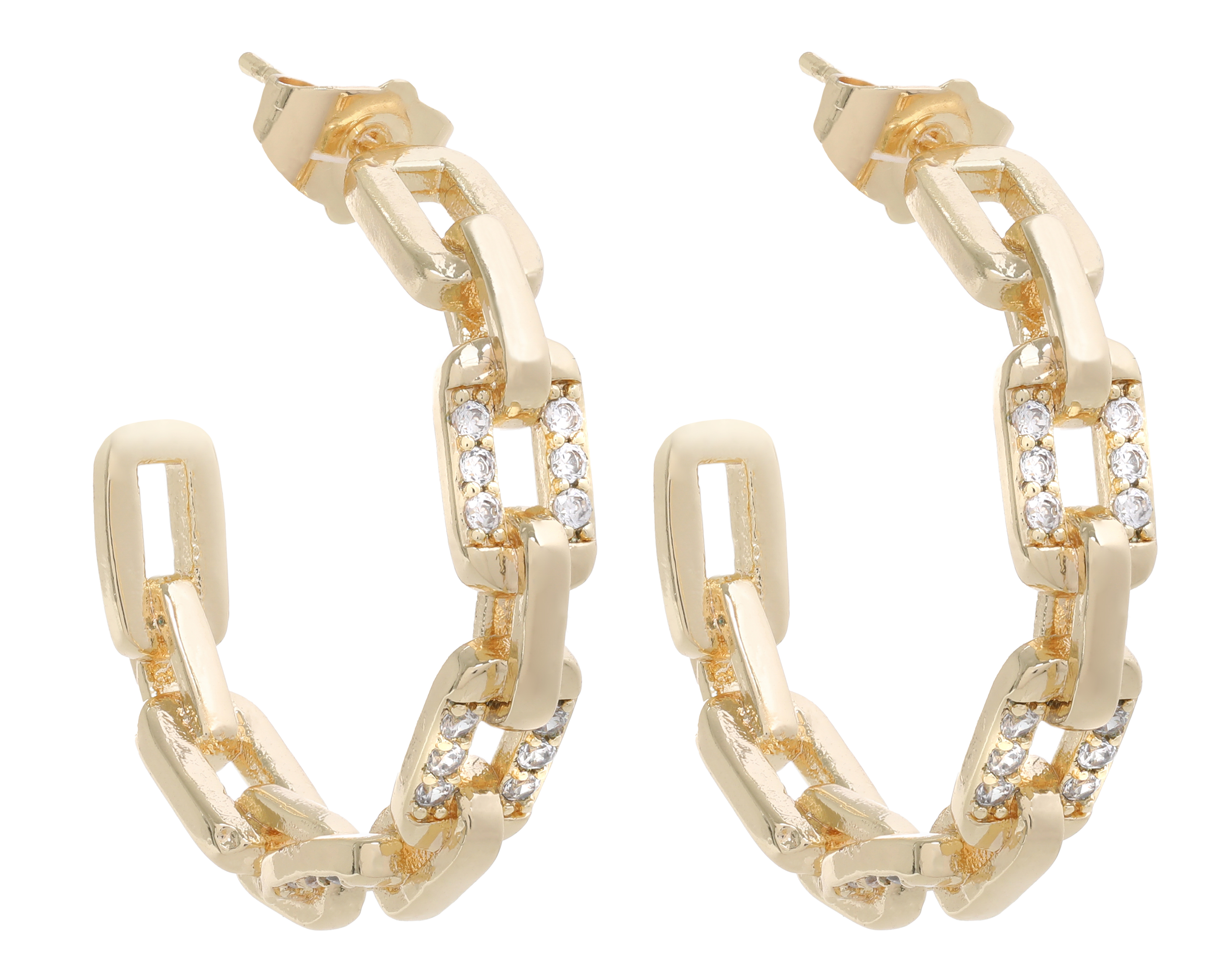 Foto 2 | Foto 2 | Aretes de Chapa de Oro 14K