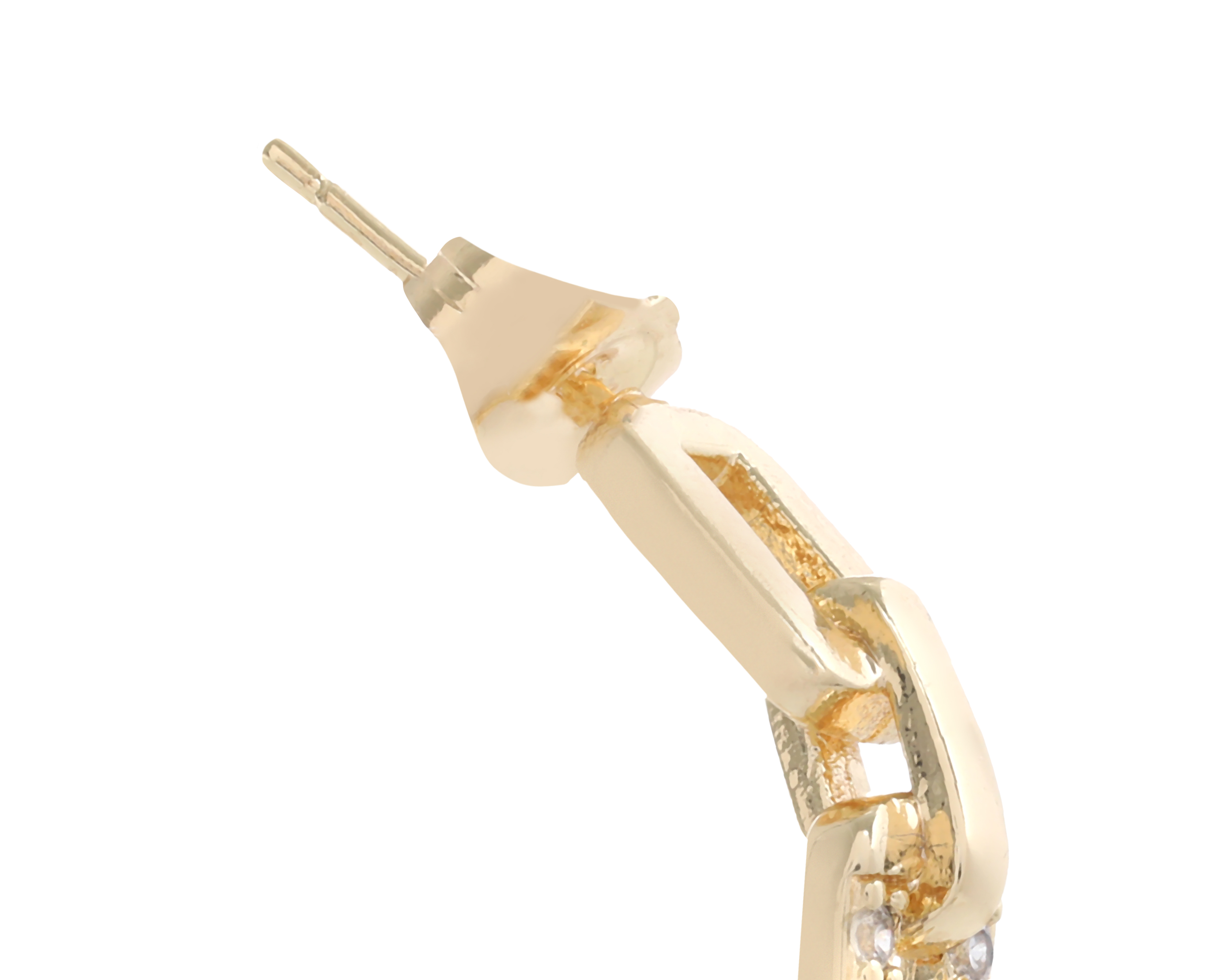 Foto 3 | Foto 3 | Aretes de Chapa de Oro 14K