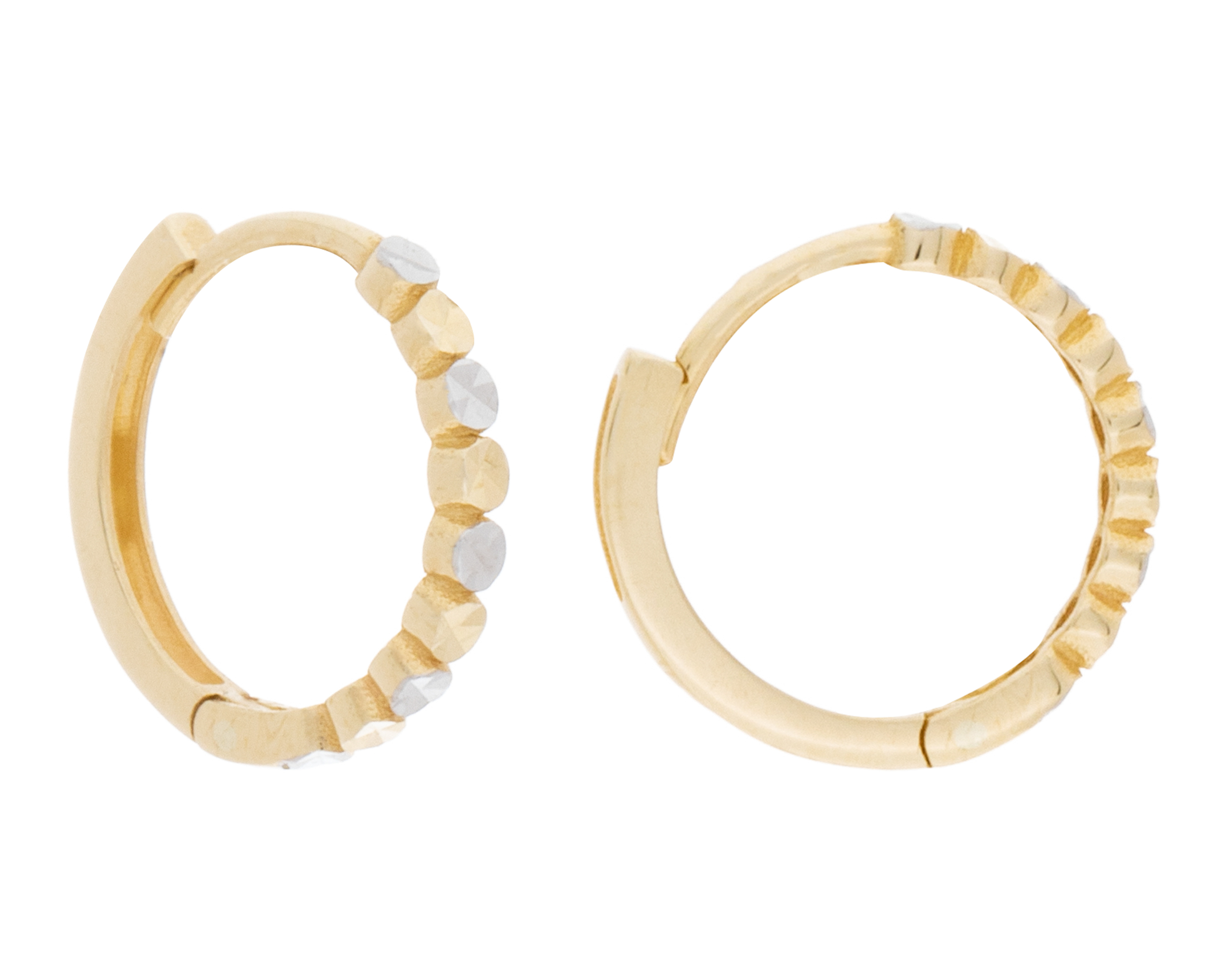 Foto 2 pulgar | Foto 1 | Aretes de Oro Turco 10K Arpas