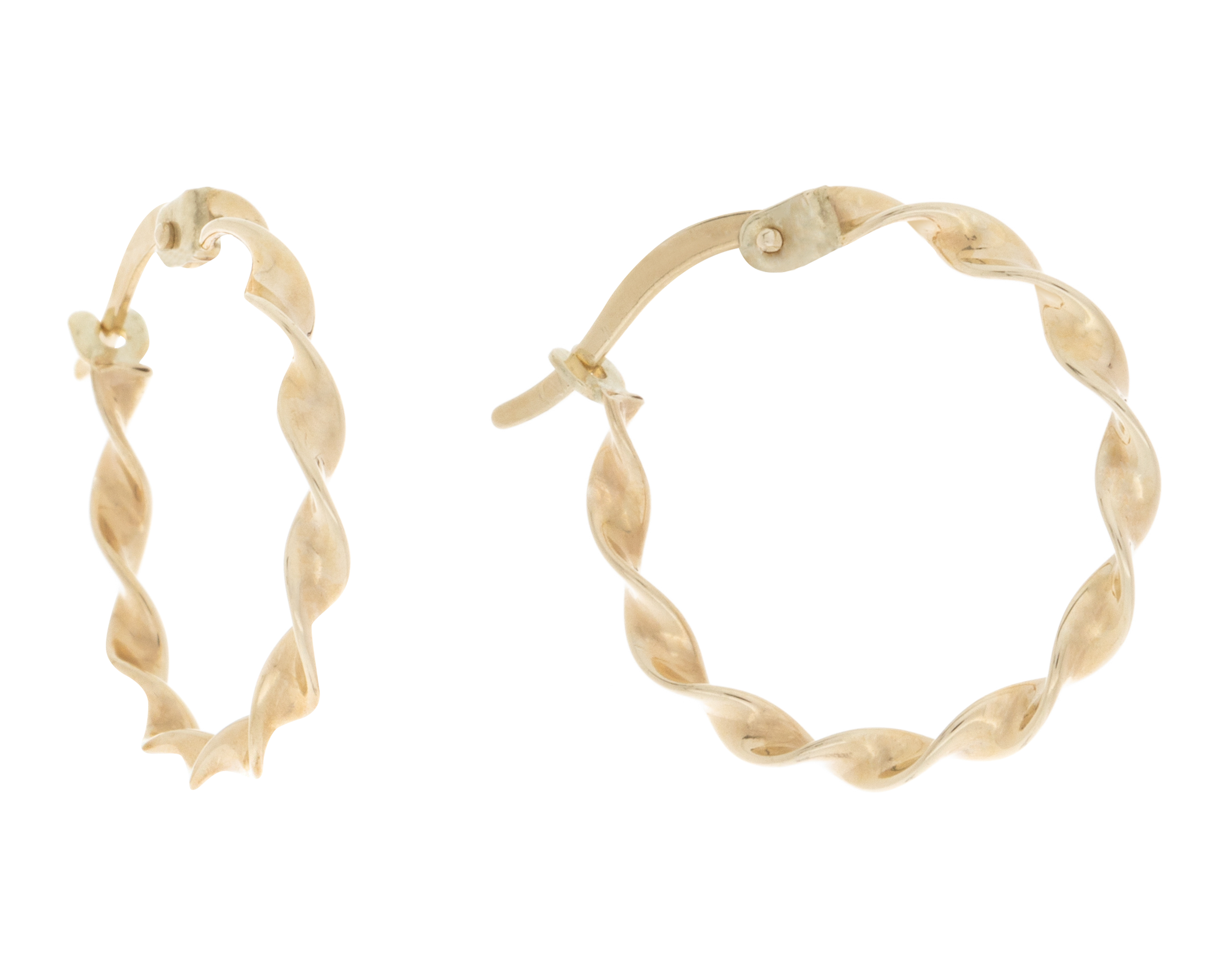 Aretes de Oro Turco 10K Arpas