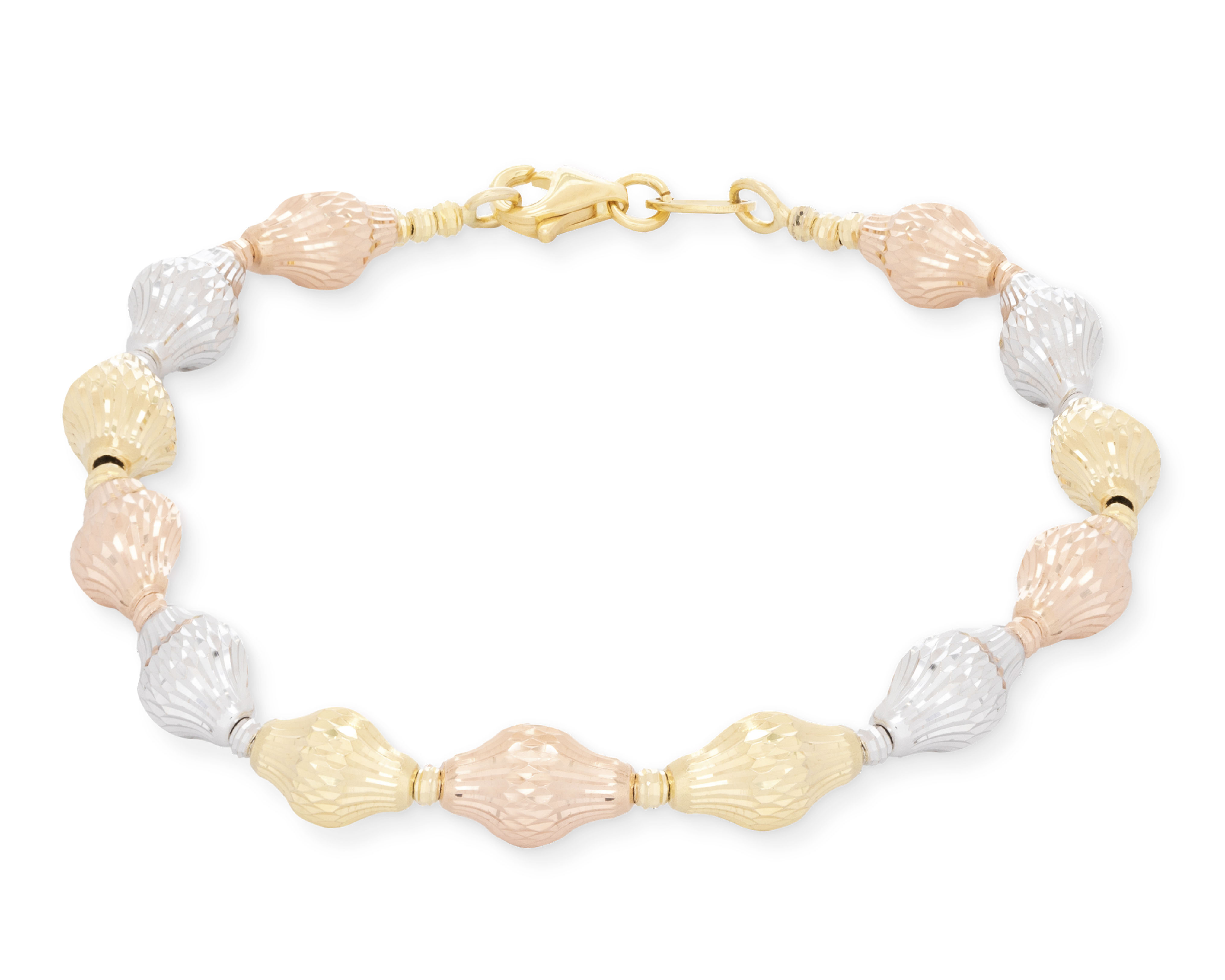 Pulsera de Oro Italiano 10K Arpas
