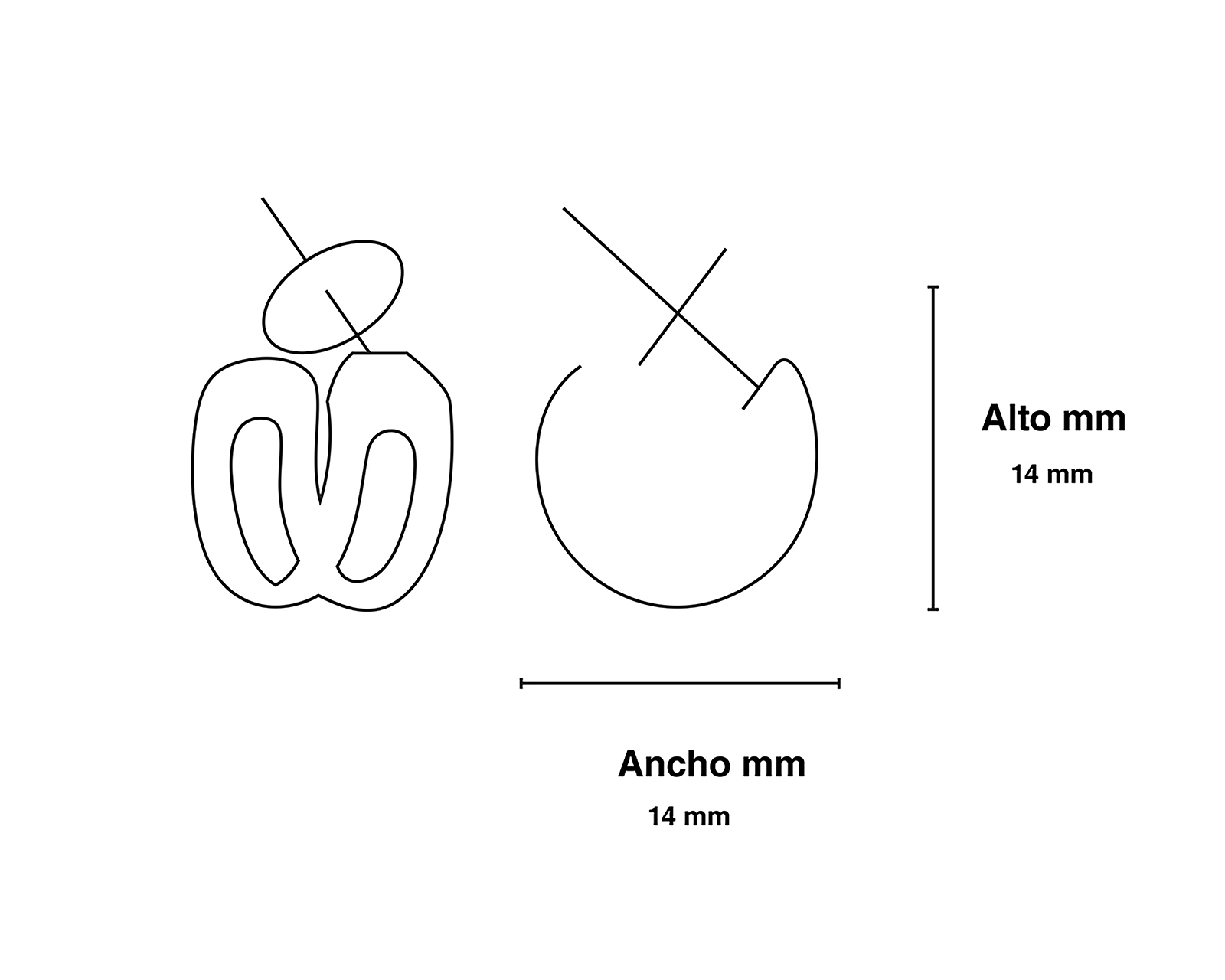 Foto 4 | Foto 4 | Arracadas de Chapa de Oro 18K Girondela