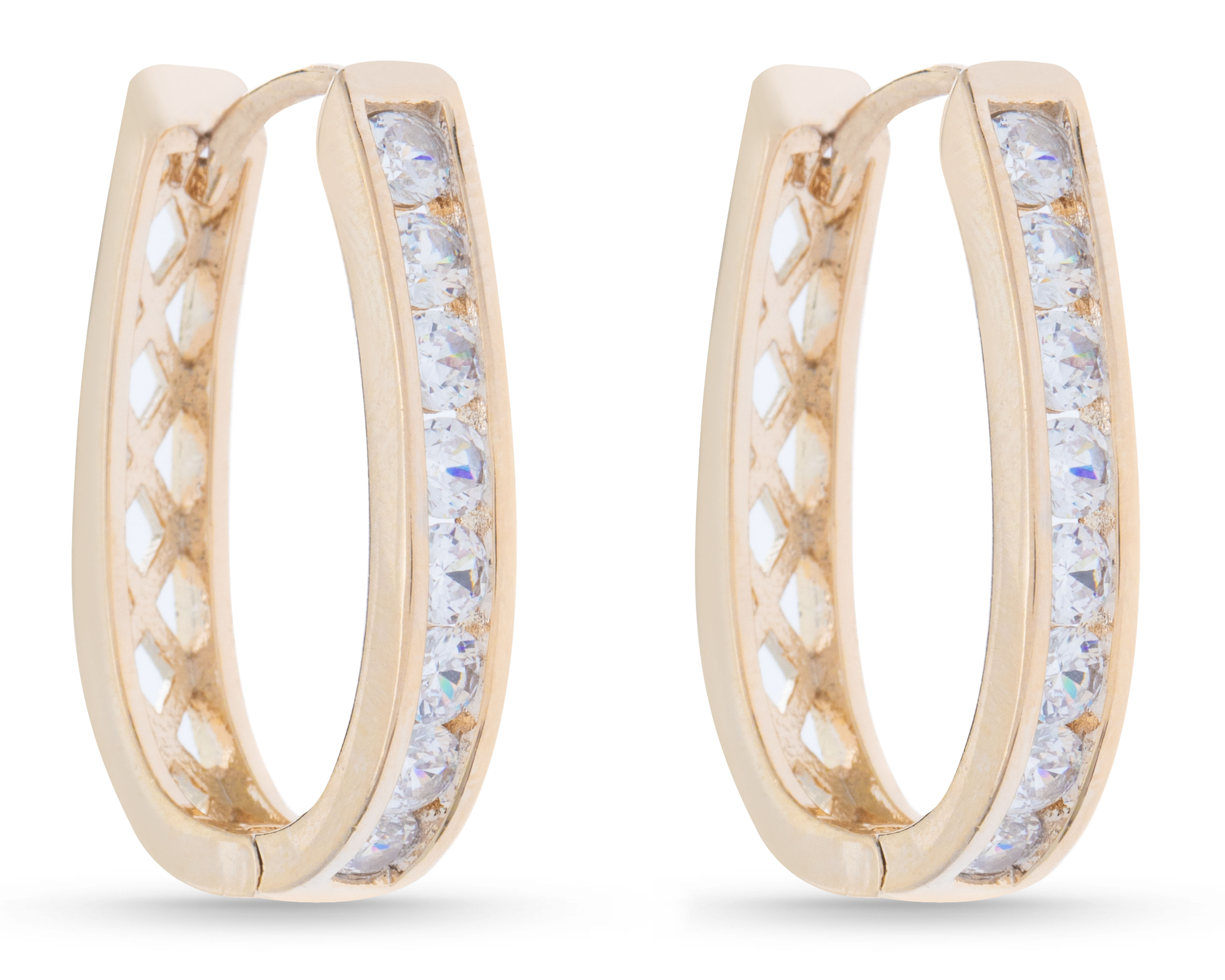 Aretes de Chapa de Oro 18K Petra