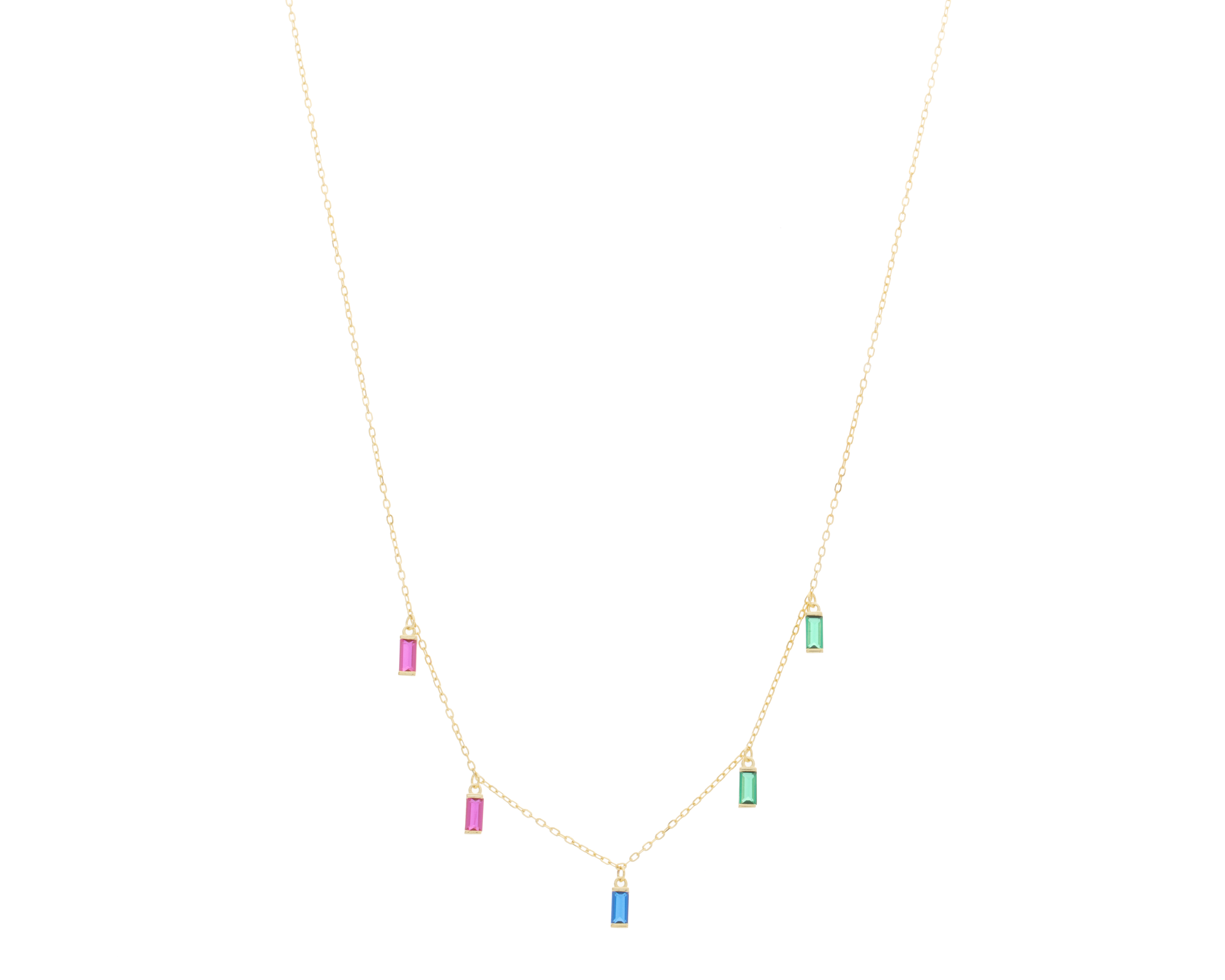 Collar de Plata Olivia And Jackson