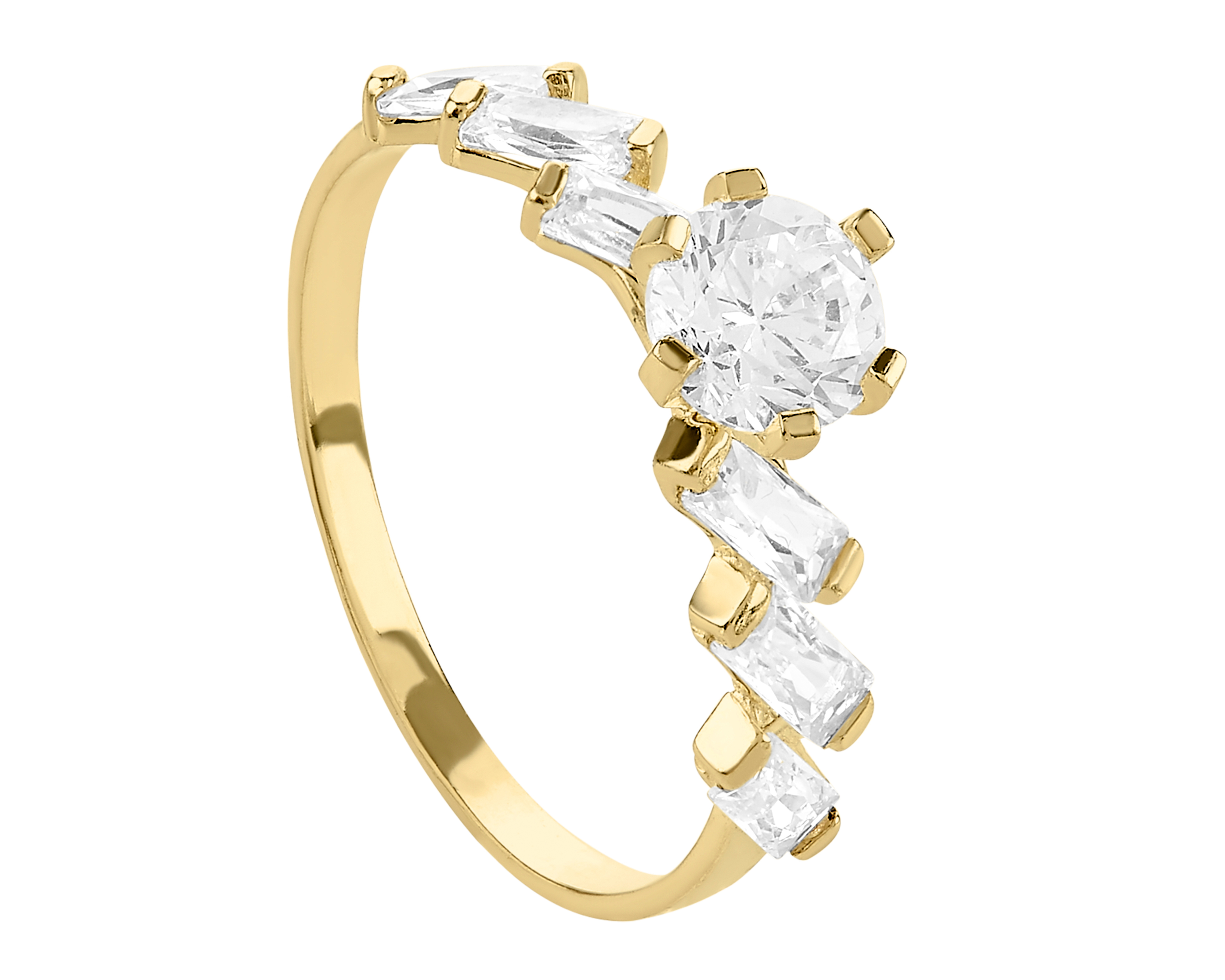 Foto 1 | Foto 1 | Anillo De Compromiso de Oro 14K Talla 8-8.5