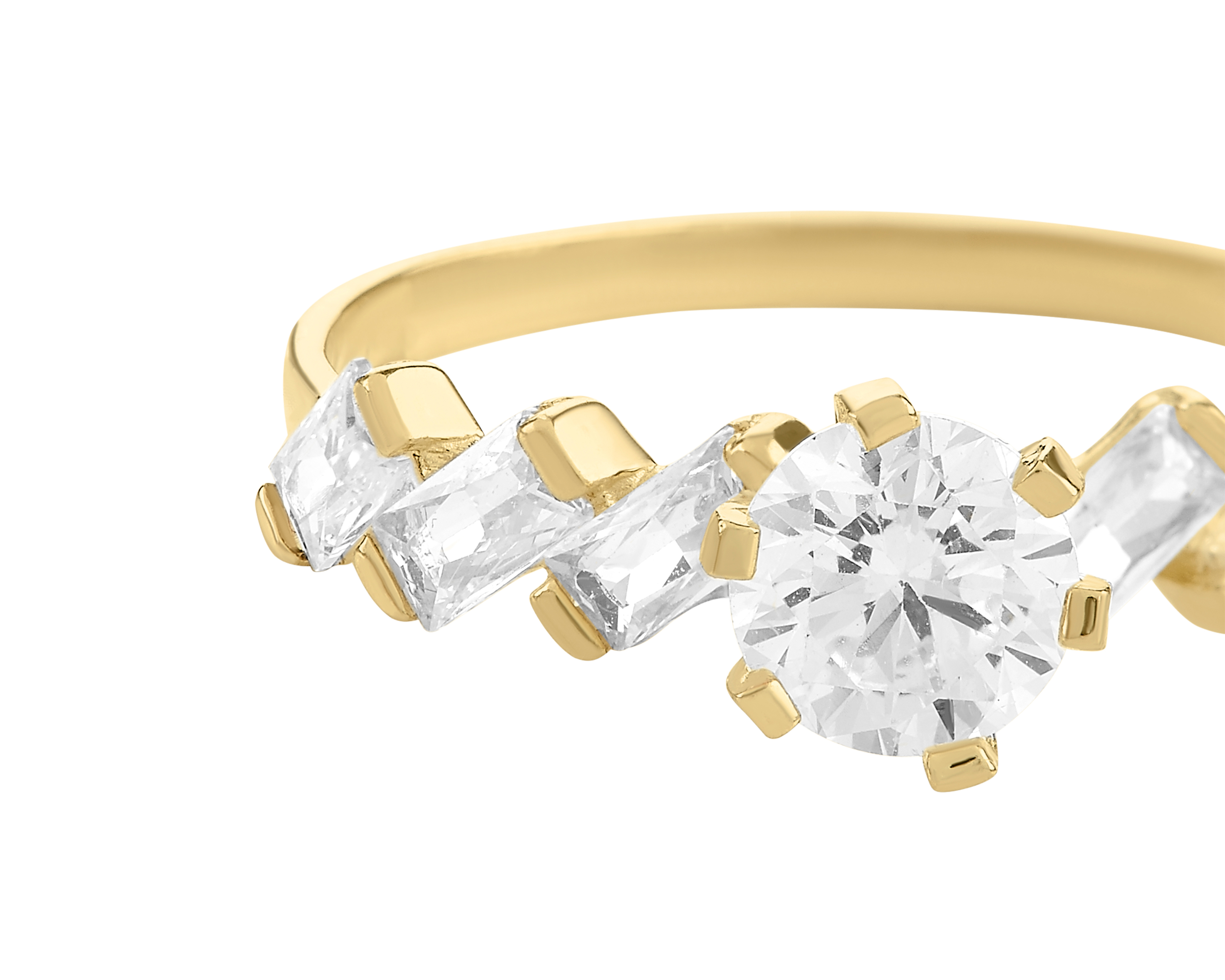 Foto 4 | Foto 4 | Anillo De Compromiso de Oro 14K Talla 8-8.5