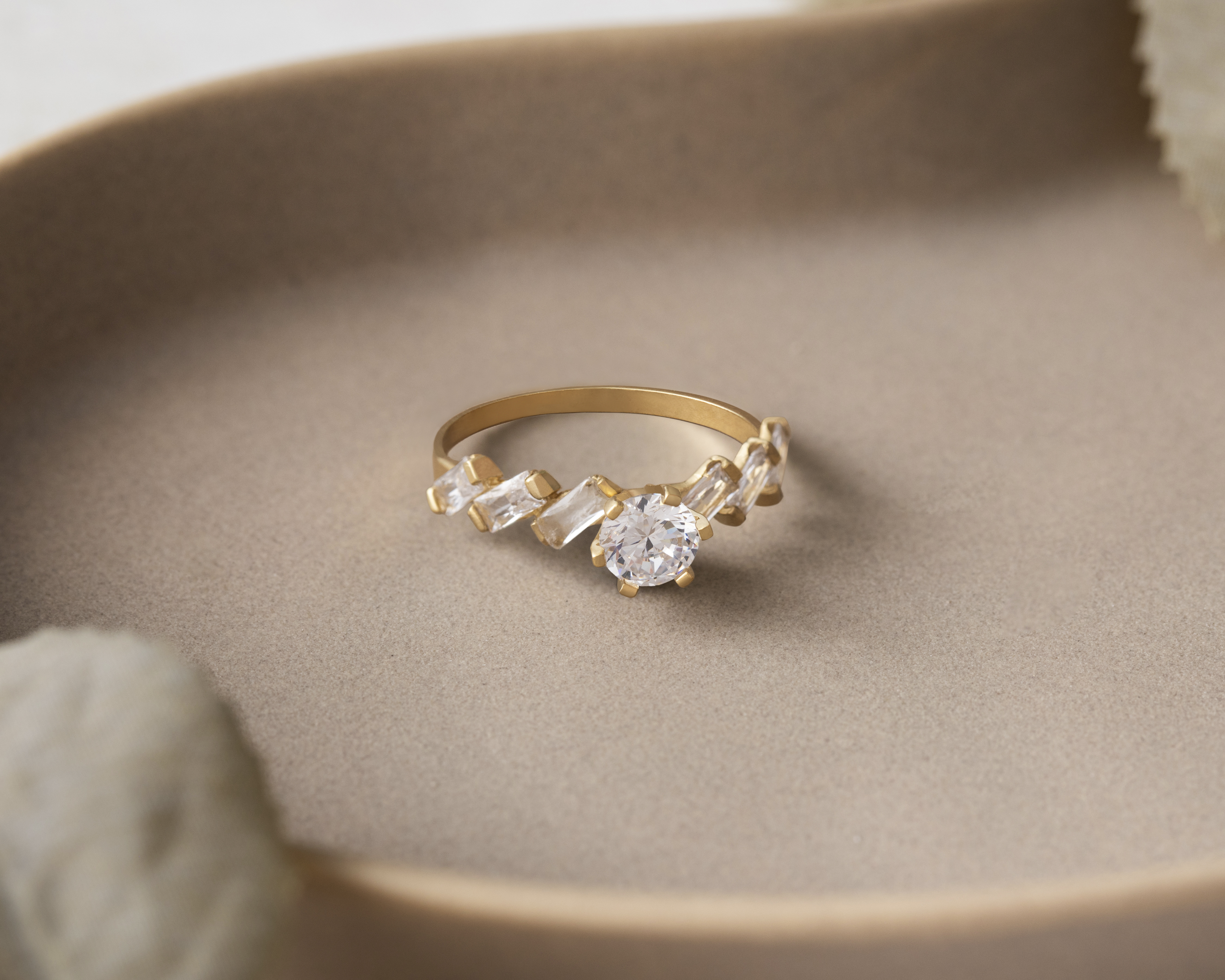 Foto 6 | Foto 6 | Anillo De Compromiso de Oro 14K Talla 8-8.5