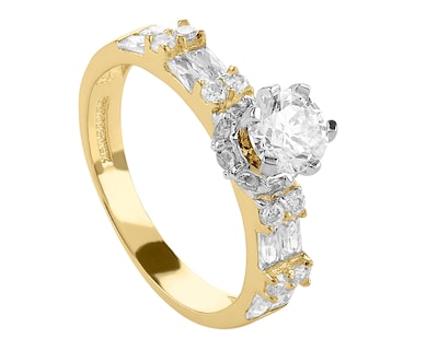 Foto 1 | Foto 1 | Anillo De Compromiso de Oro 14K Talla 7