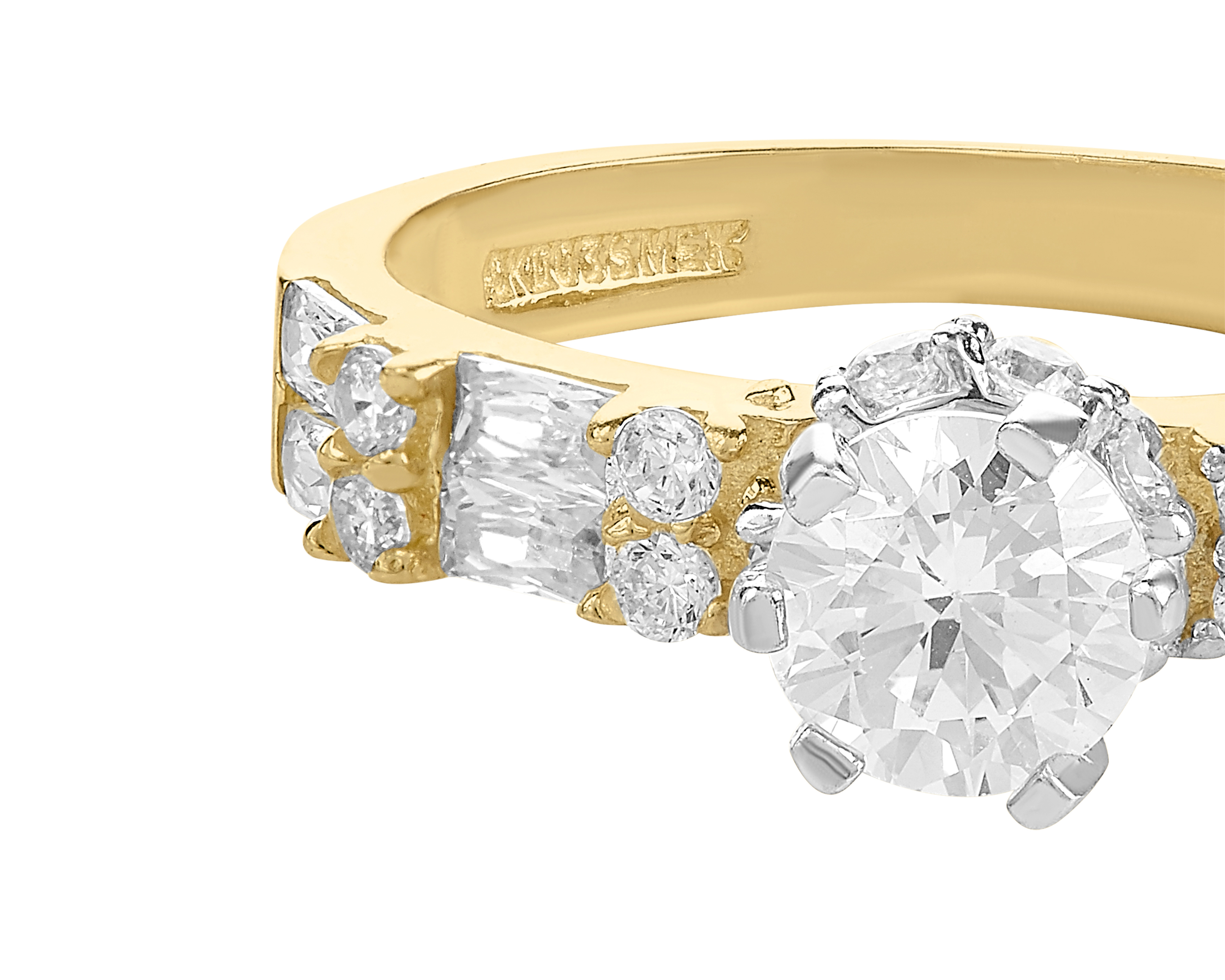 Foto 4 | Foto 4 | Anillo De Compromiso de Oro 14K Talla 7