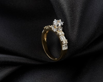 Foto 6 | Foto 6 | Anillo De Compromiso de Oro 14K Talla 7