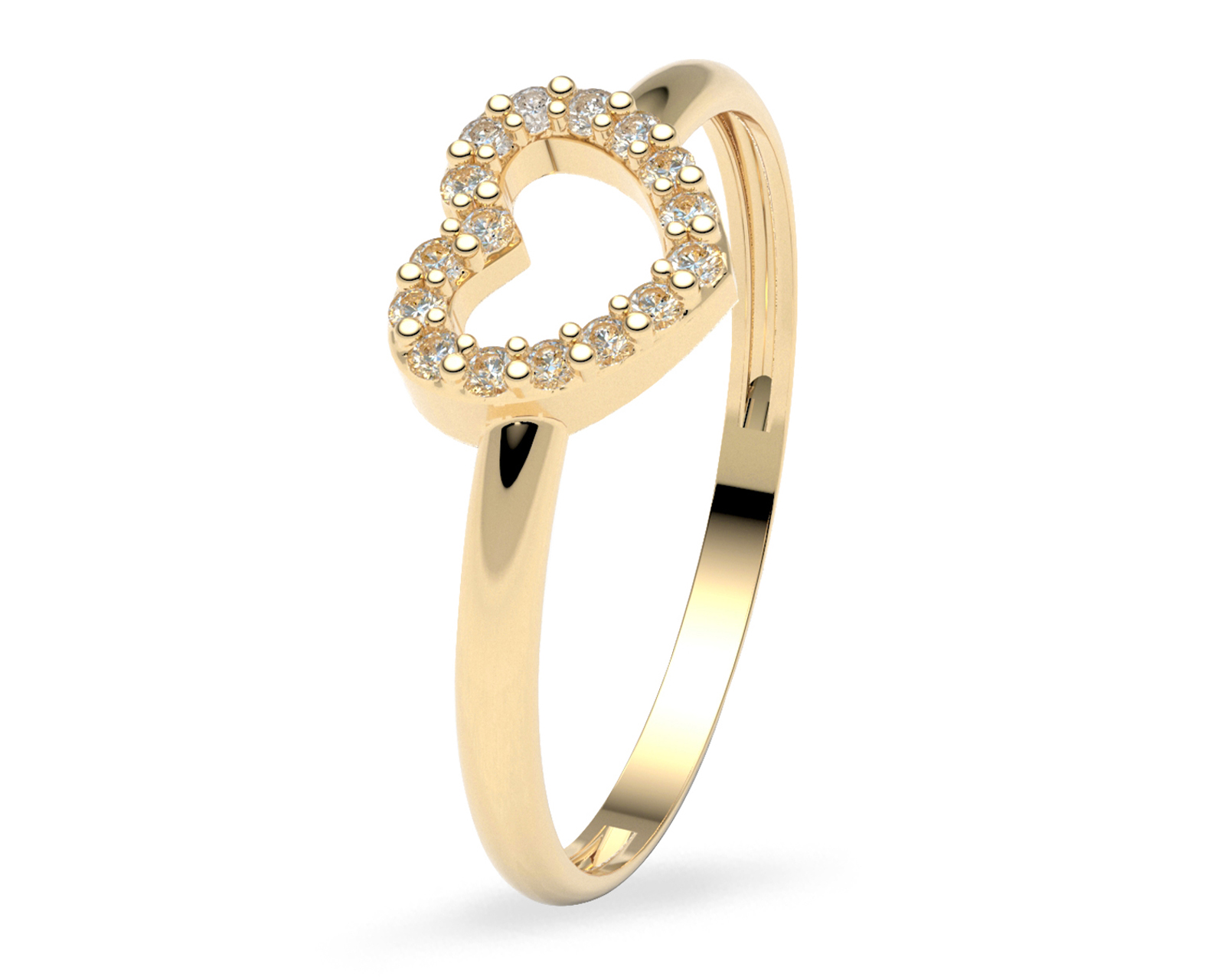 Anillo de Oro 10K Moments Talla 6-6.5
