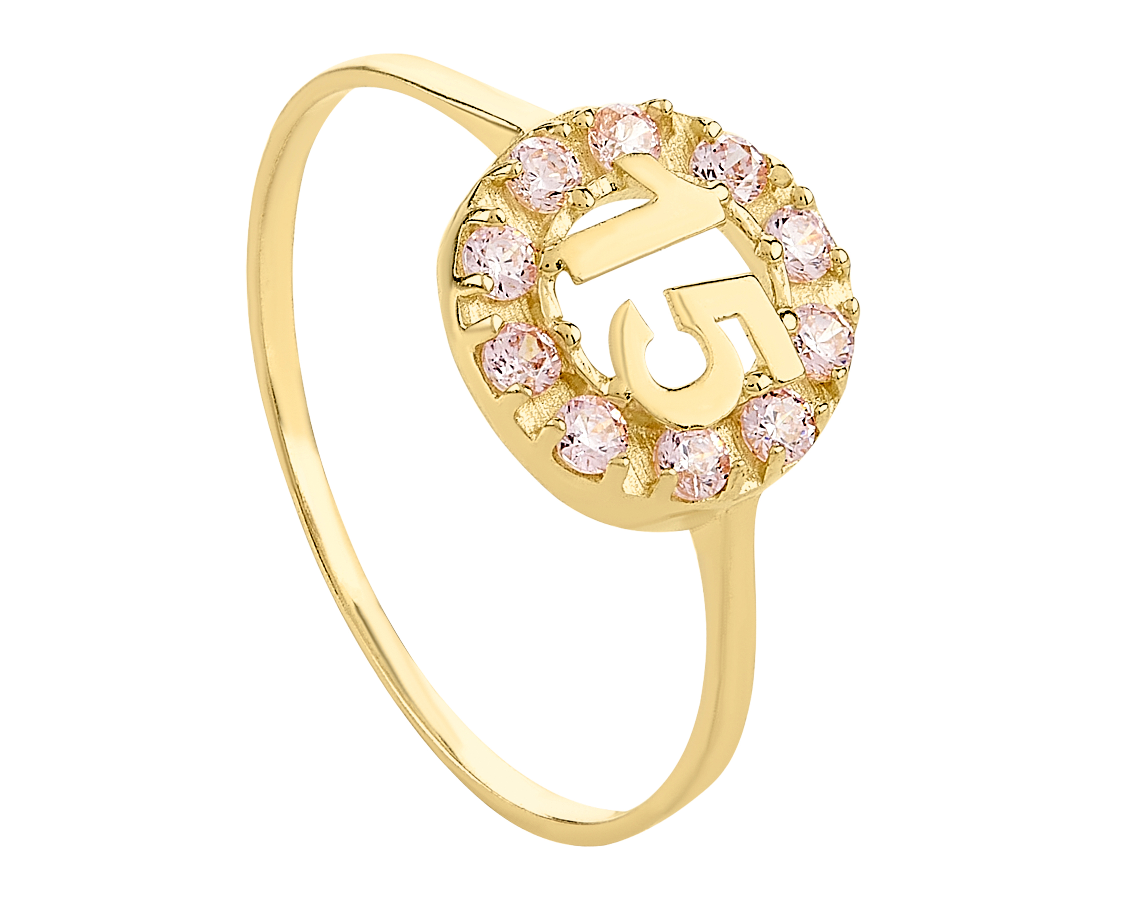 Anillo de Oro 10K Moments Talla 6-6.5