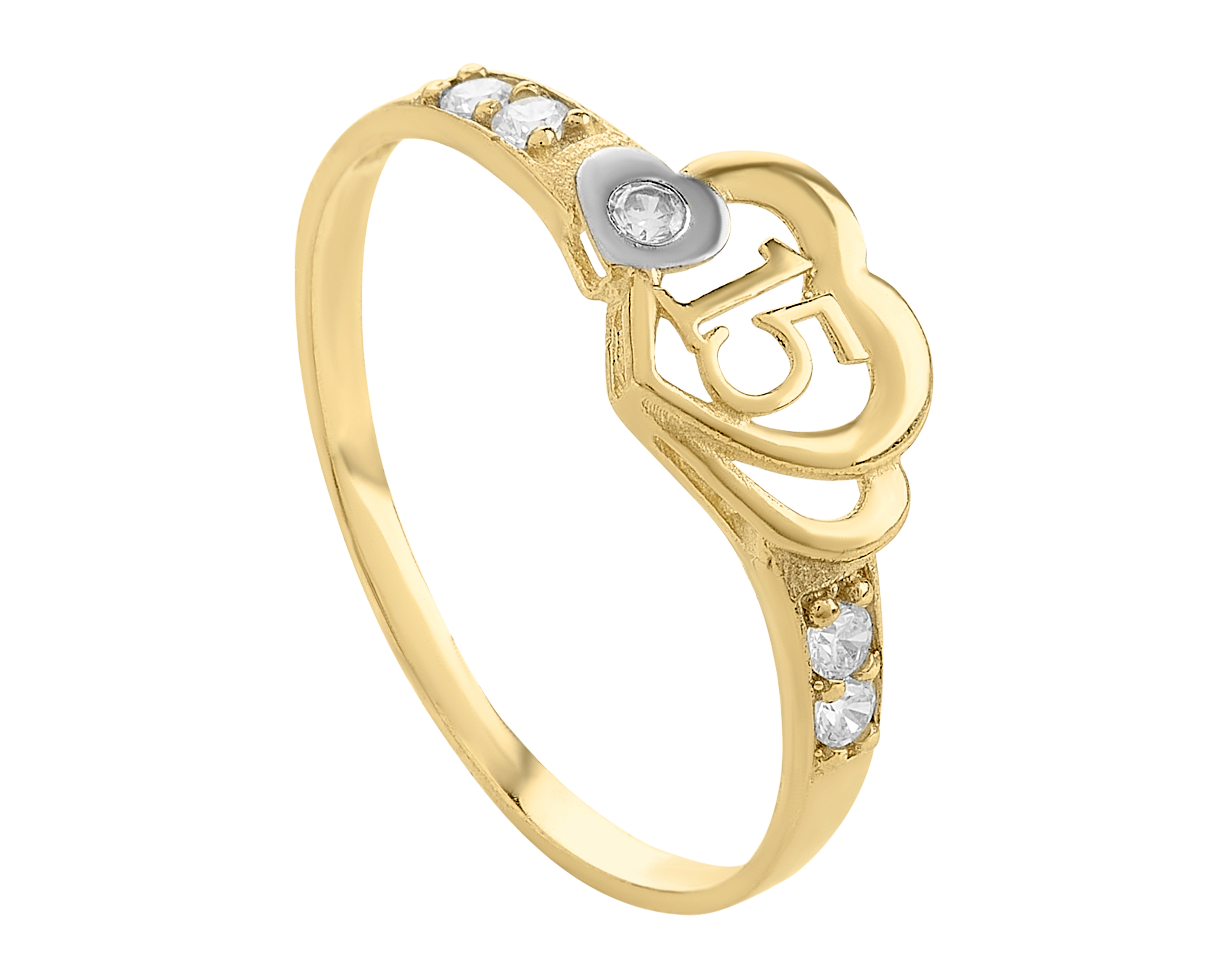 Foto 1 | Foto 1 | Anillo de Oro 10K Amelie Talla 7