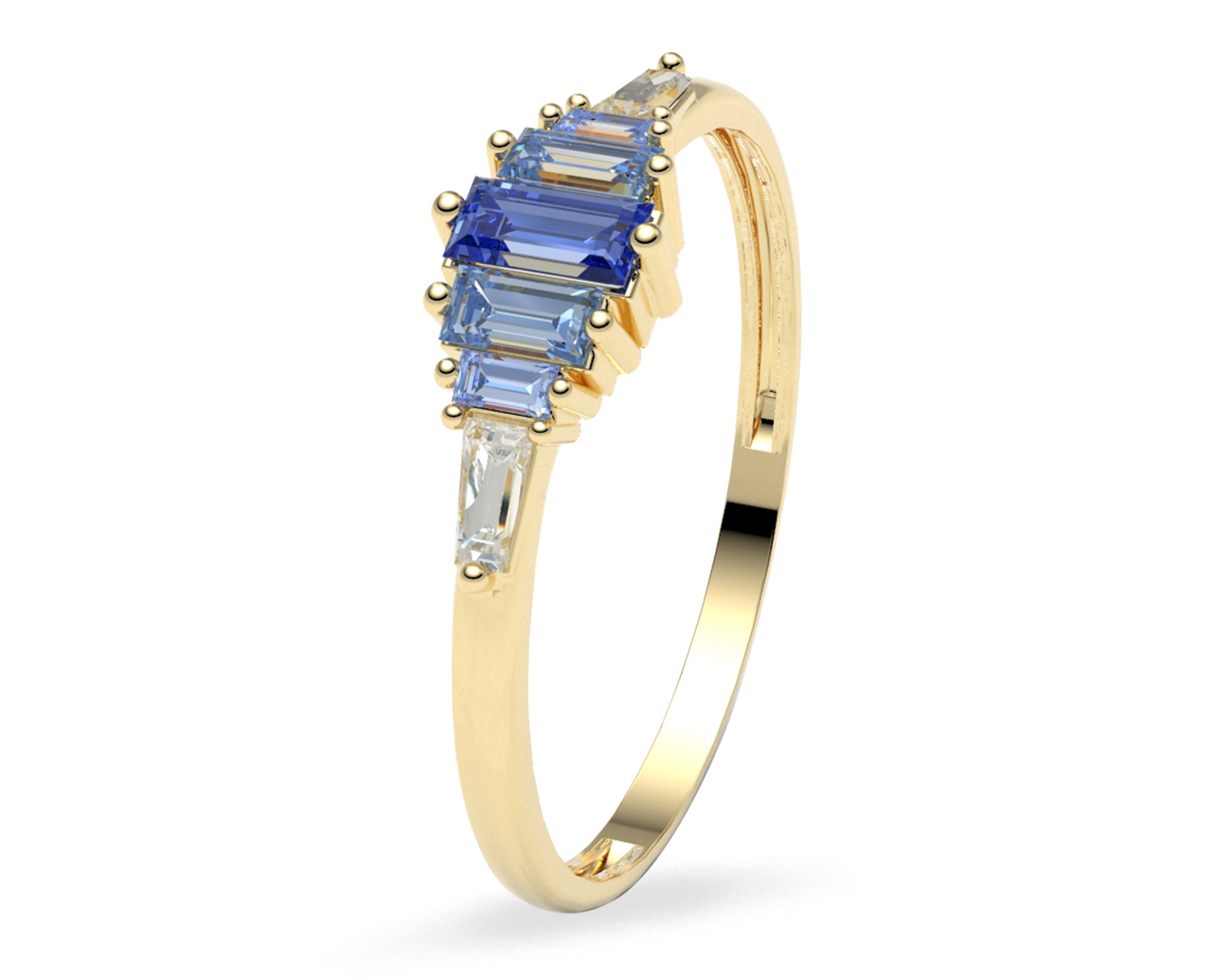 Anillo de Oro 10K Moments Talla 7