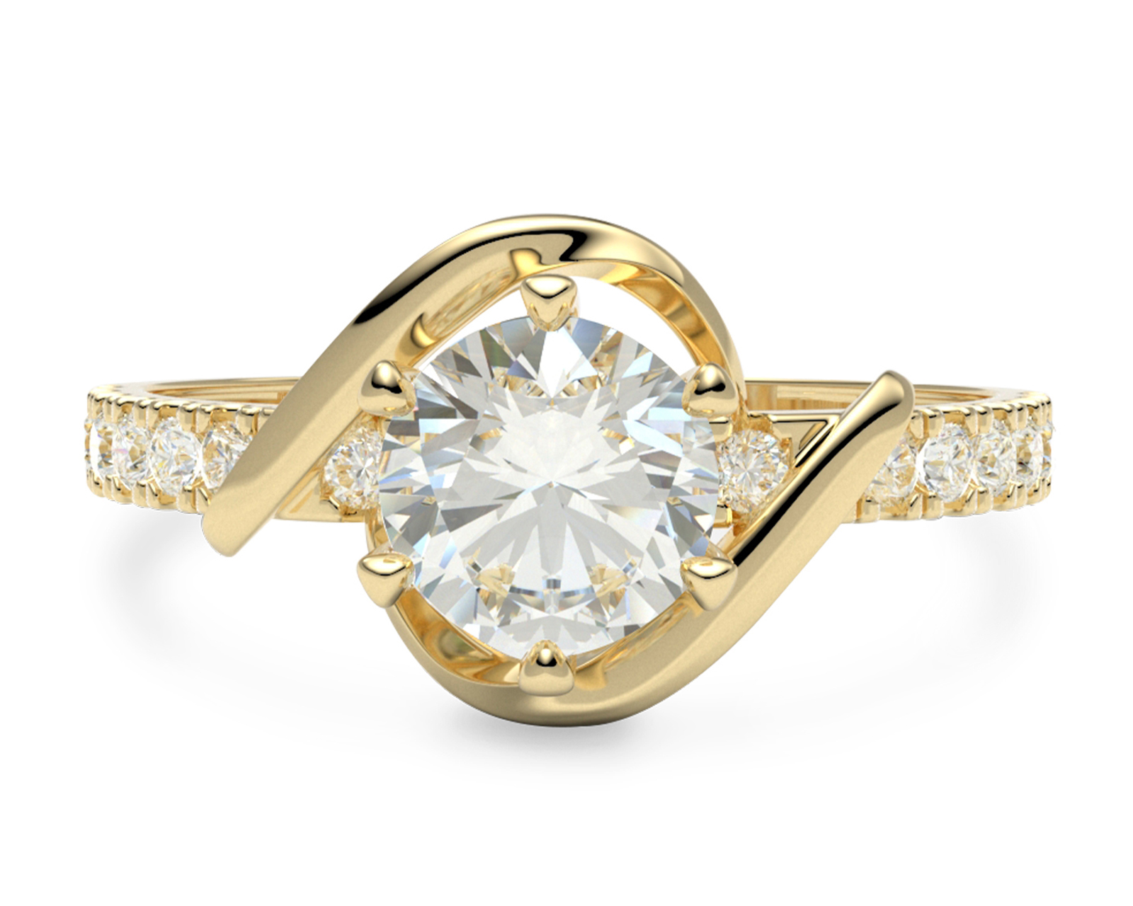 Foto 2 | Foto 2 | Anillo De Compromiso de Oro 14K Talla 7