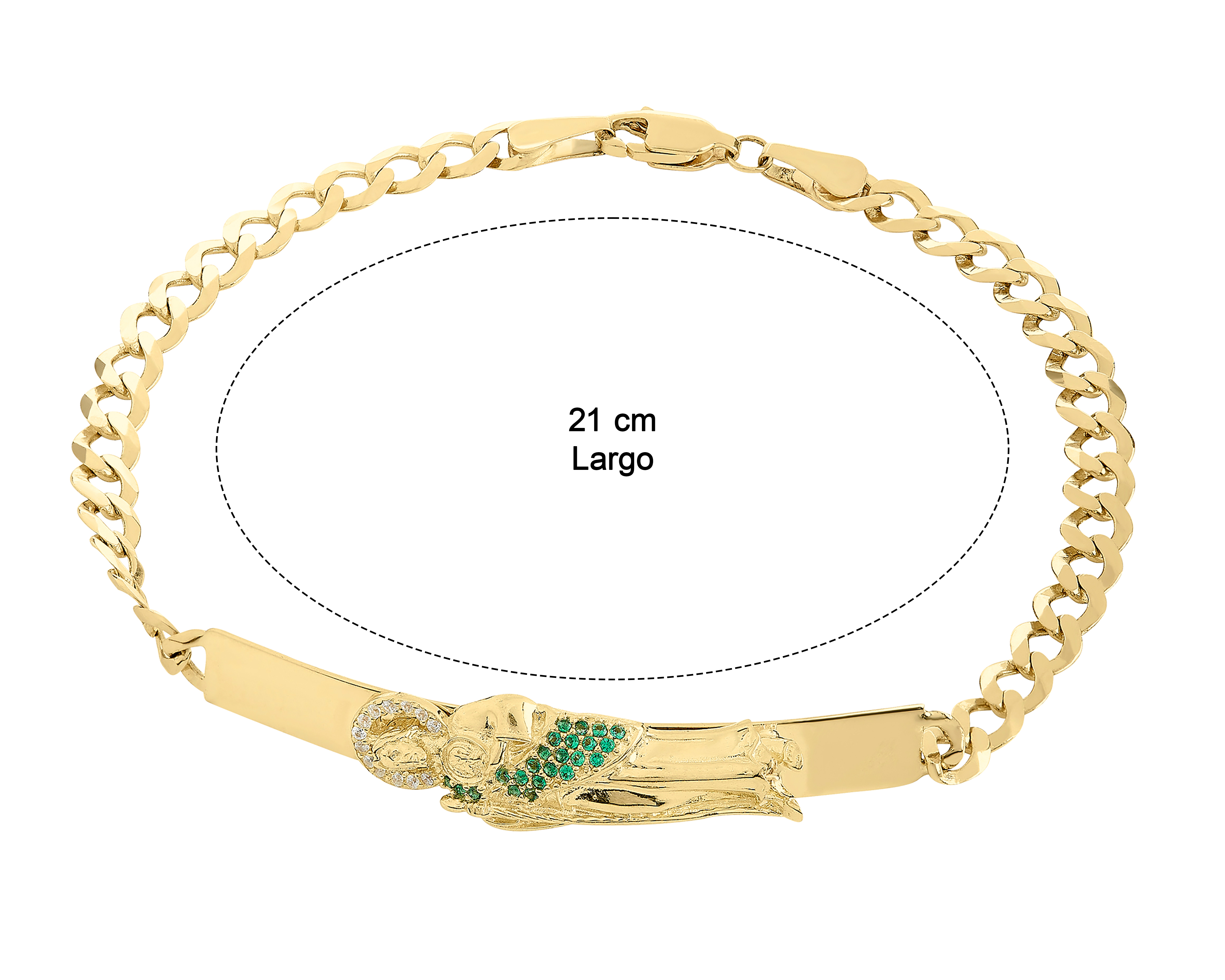 Foto 7 pulgar | Foto 6 | Pulsera de Oro 10K Divkuo