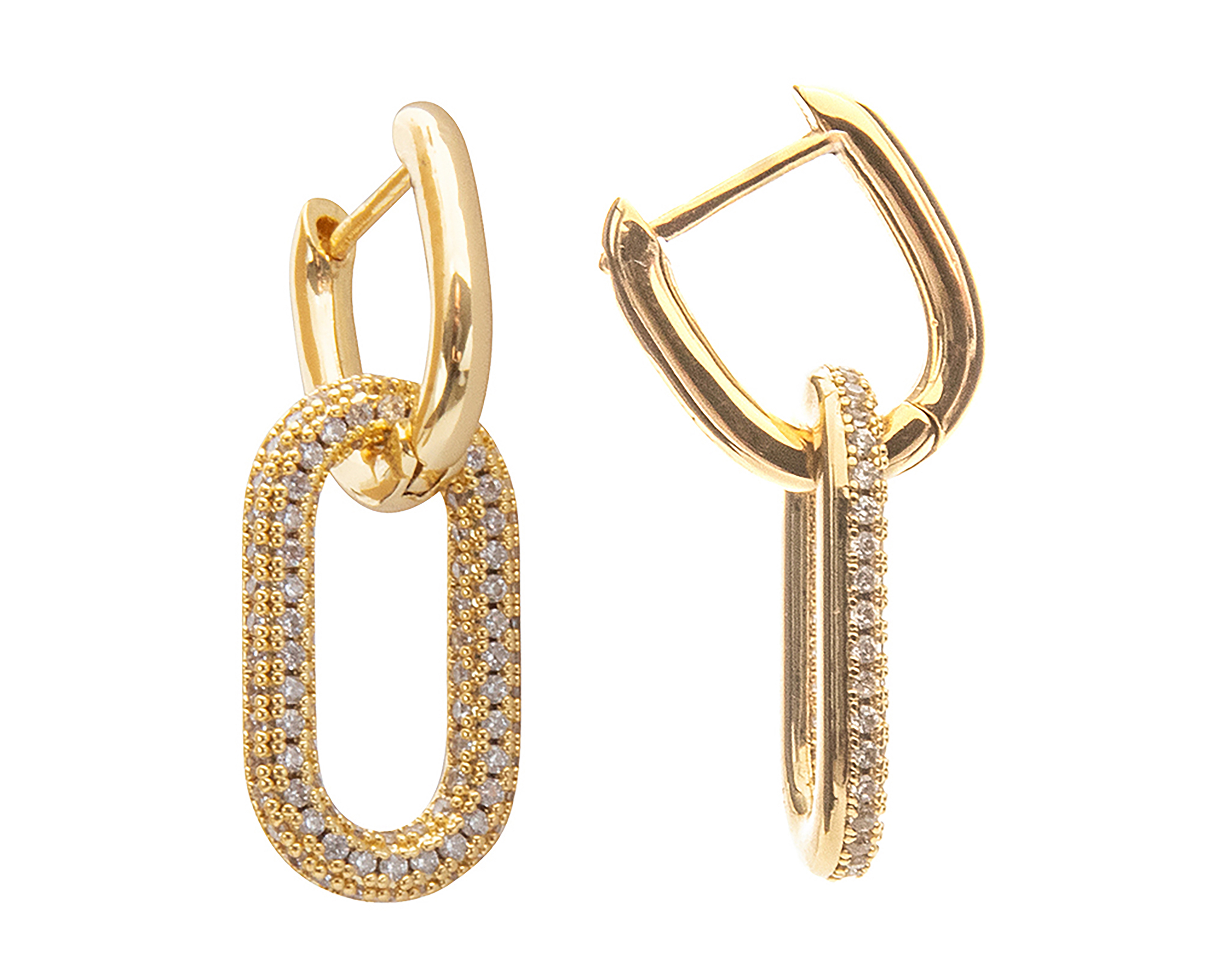 Foto 1 | Foto 1 | Arracadas de Chapa de Oro 18K Girondela