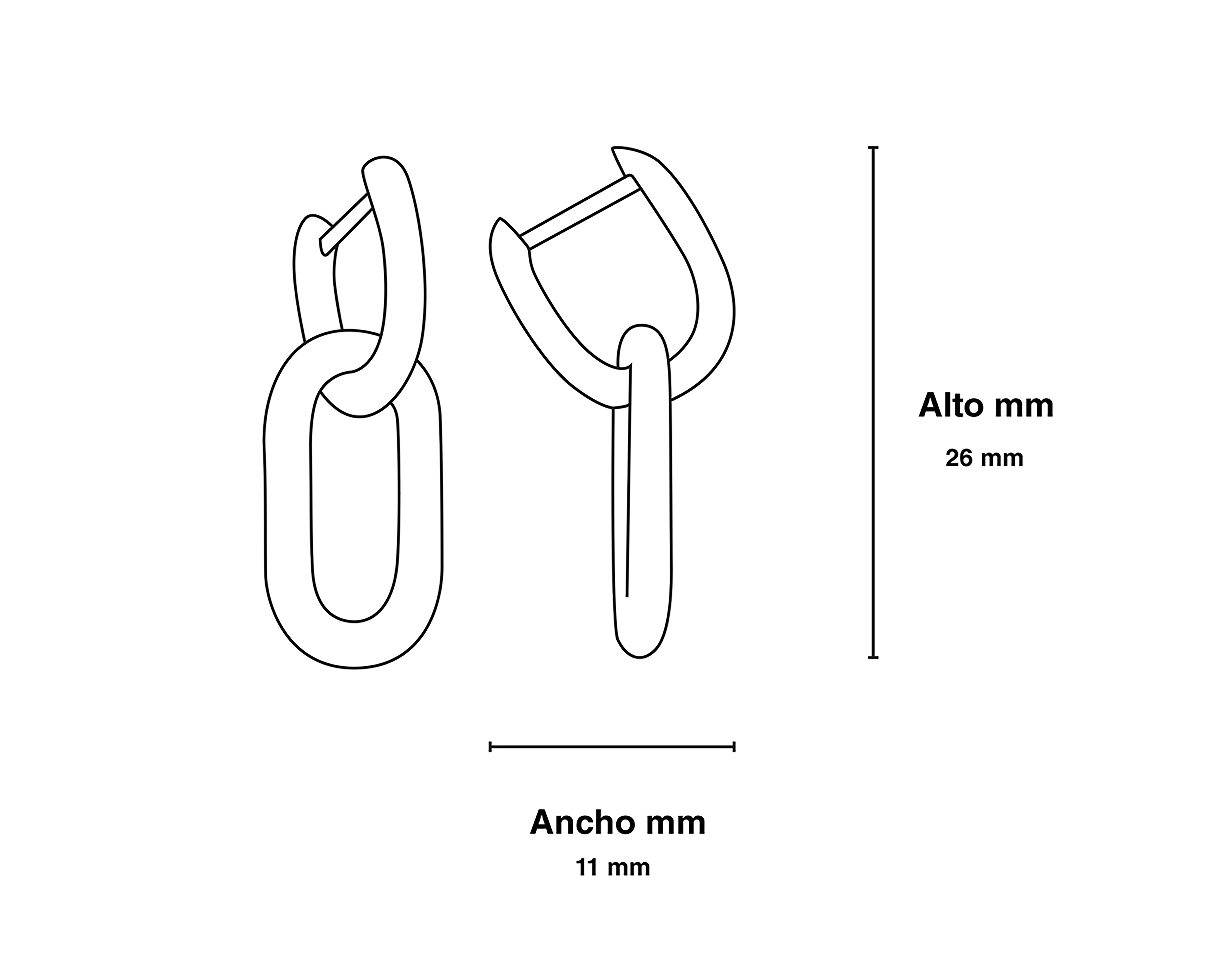 Foto 5 pulgar | Foto 4 | Arracadas de Chapa de Oro 18K Girondela