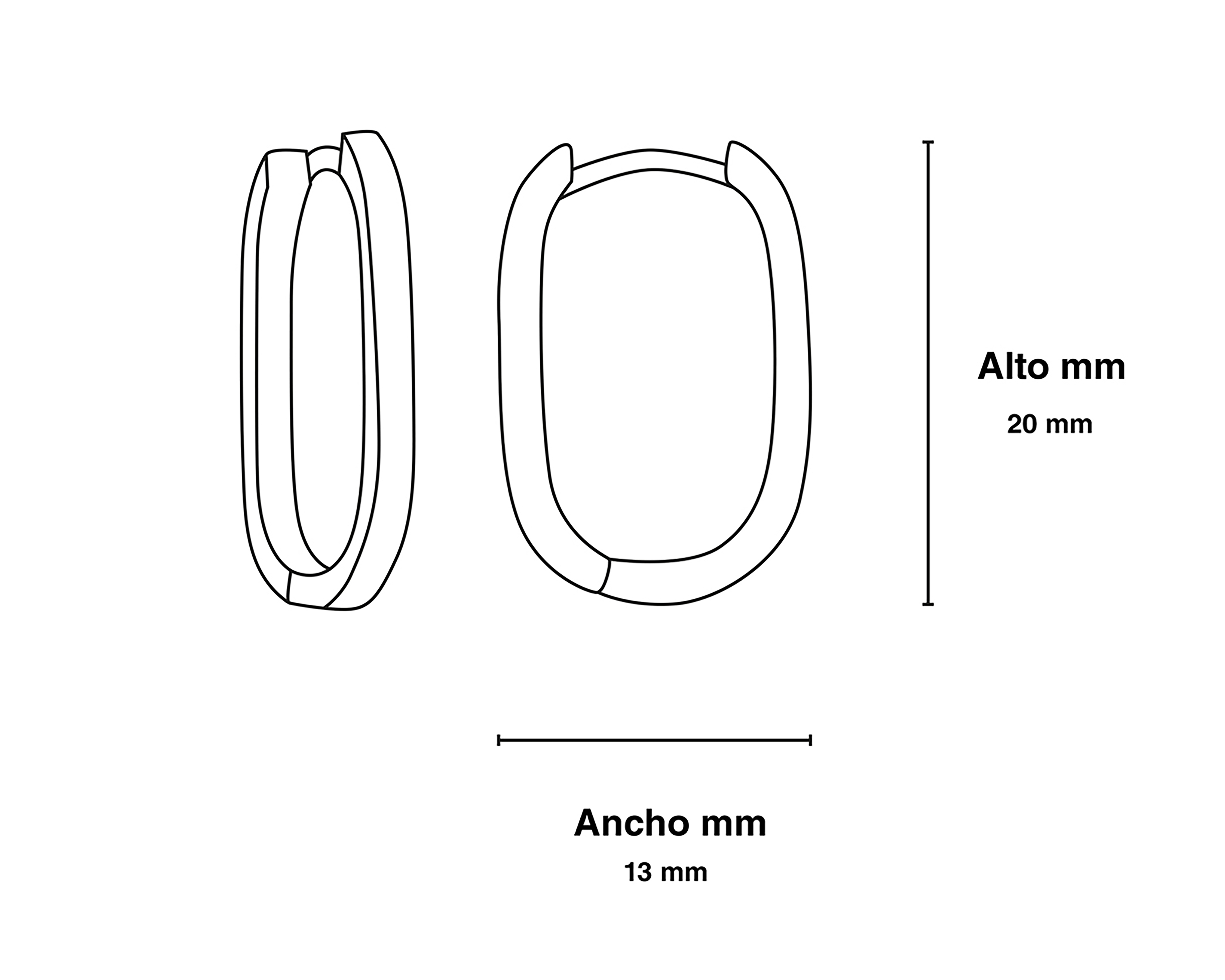 Foto 5 pulgar | Foto 4 | Arracadas de Chapa de Oro 18K Girondela