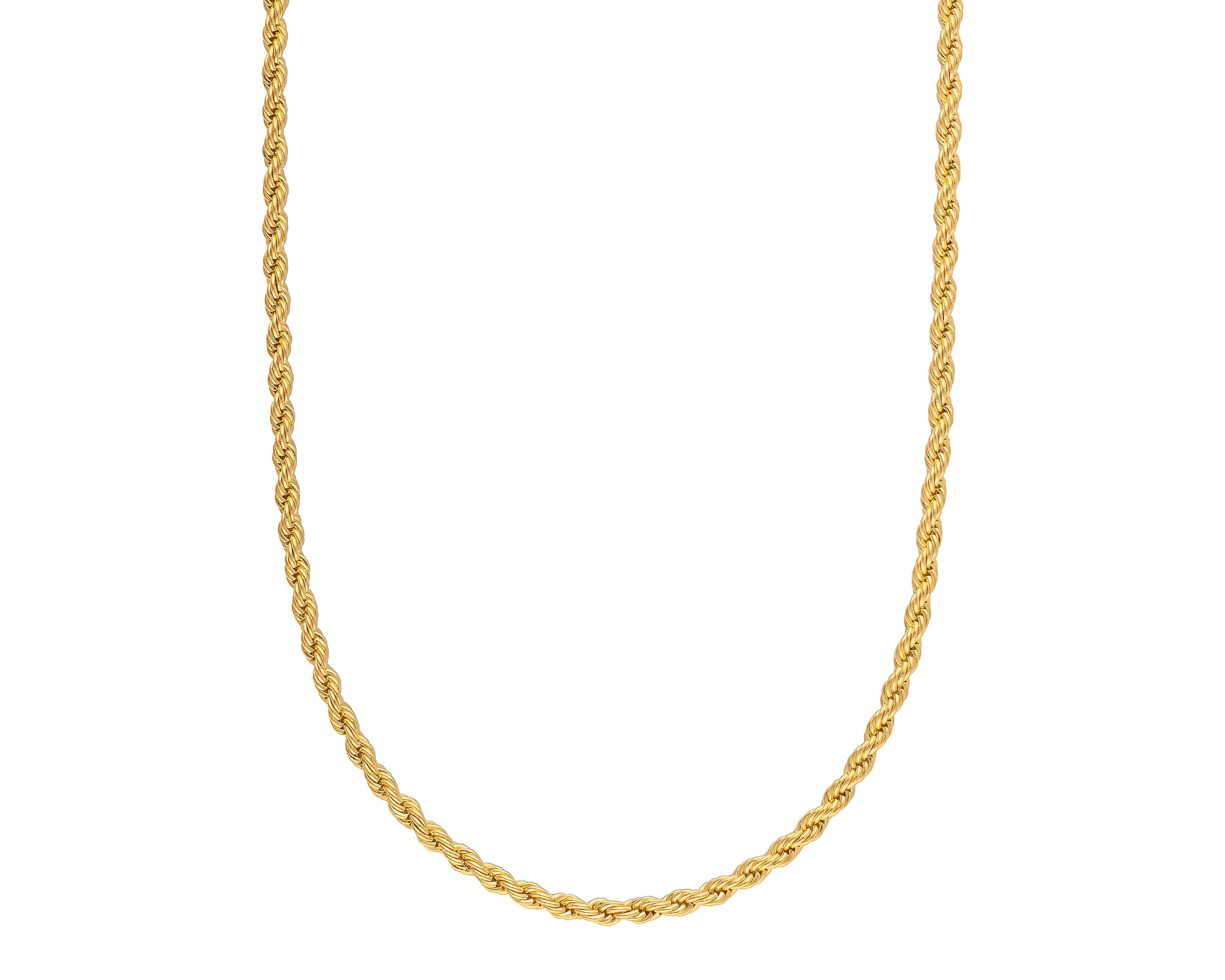 Cadena de Chapa de Oro 18K Plafer