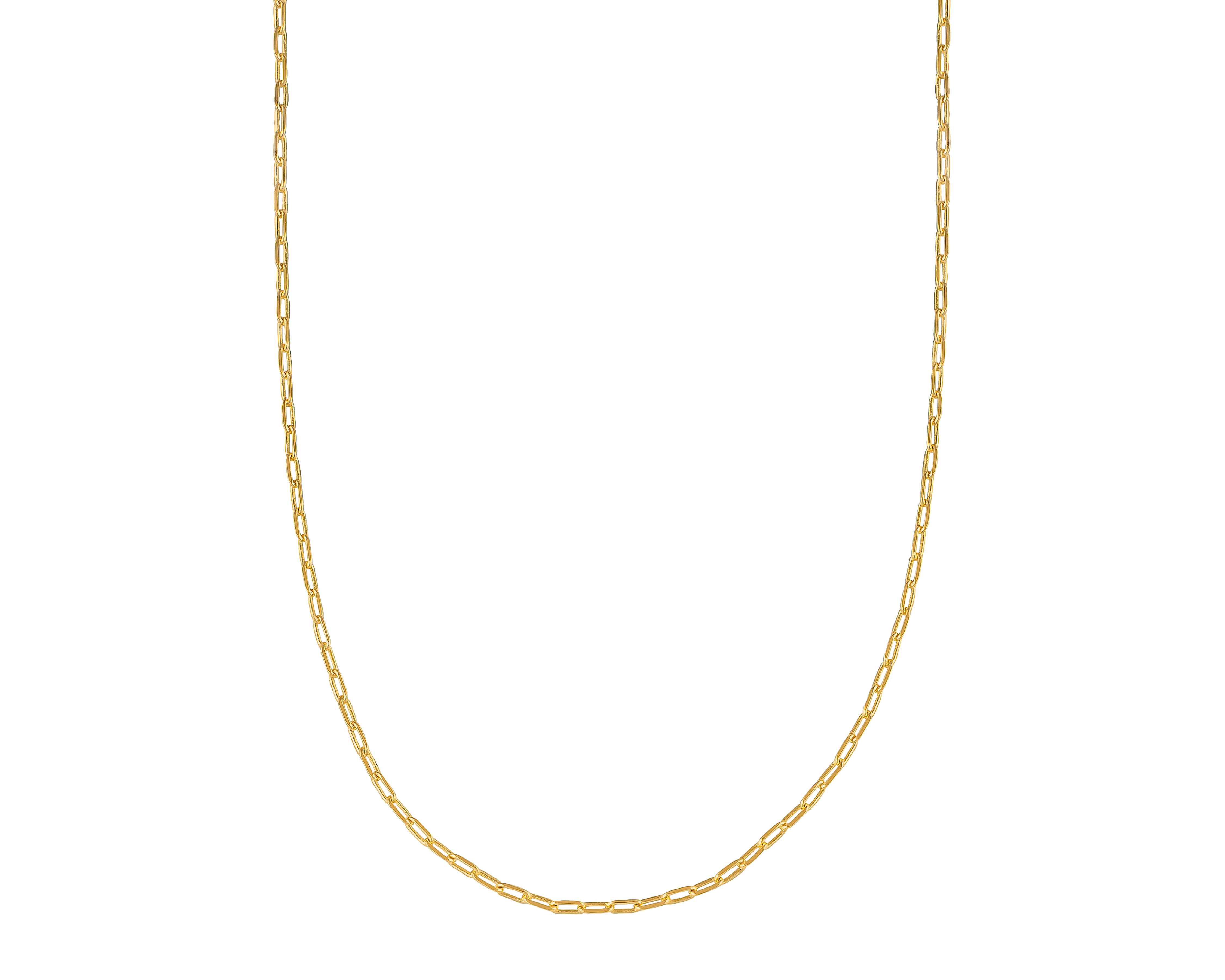 Cadena de Chapa de Oro 18K Plafer