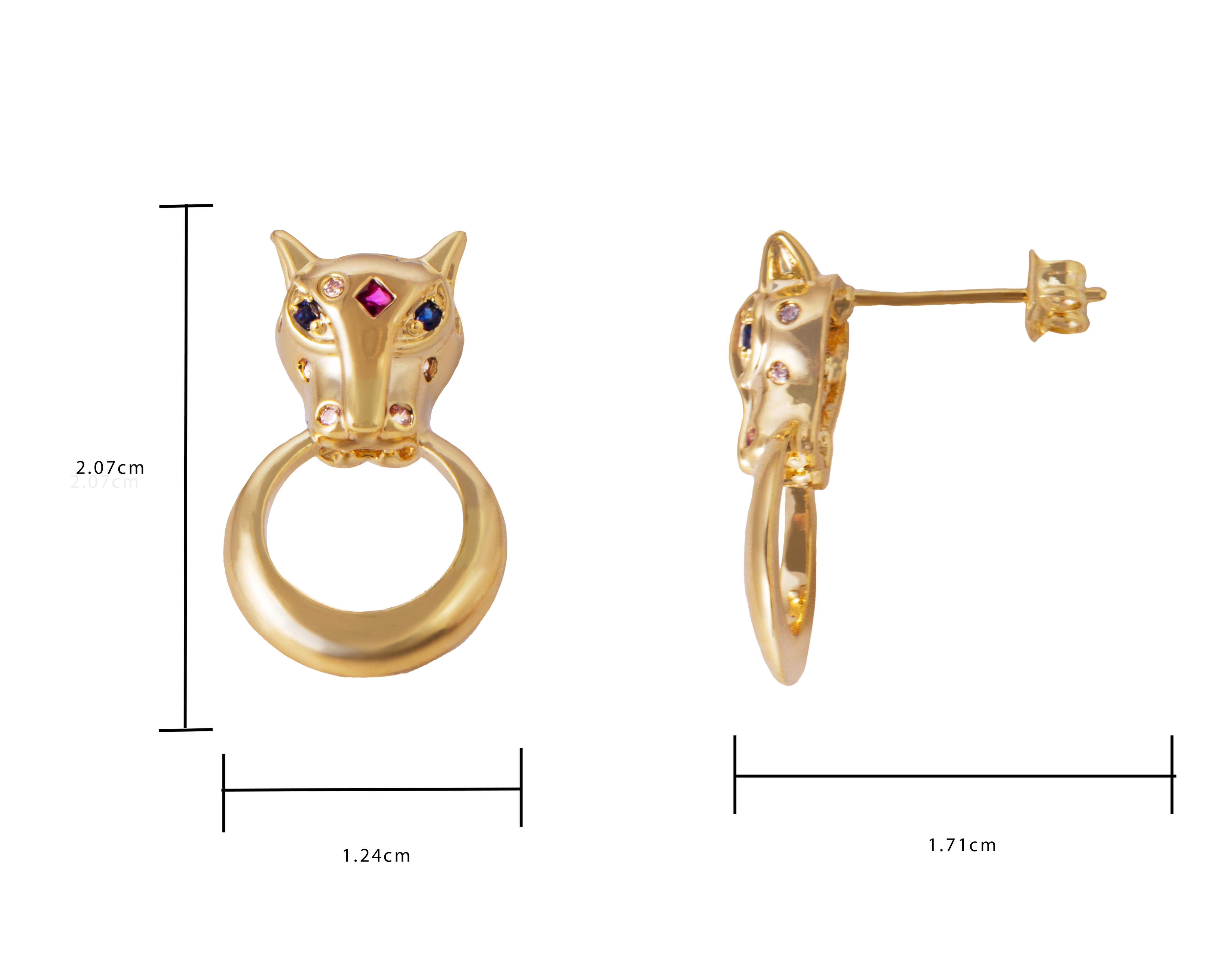 Foto 3 | Foto 3 | Aretes de Chapa de Oro 18K Unlimited