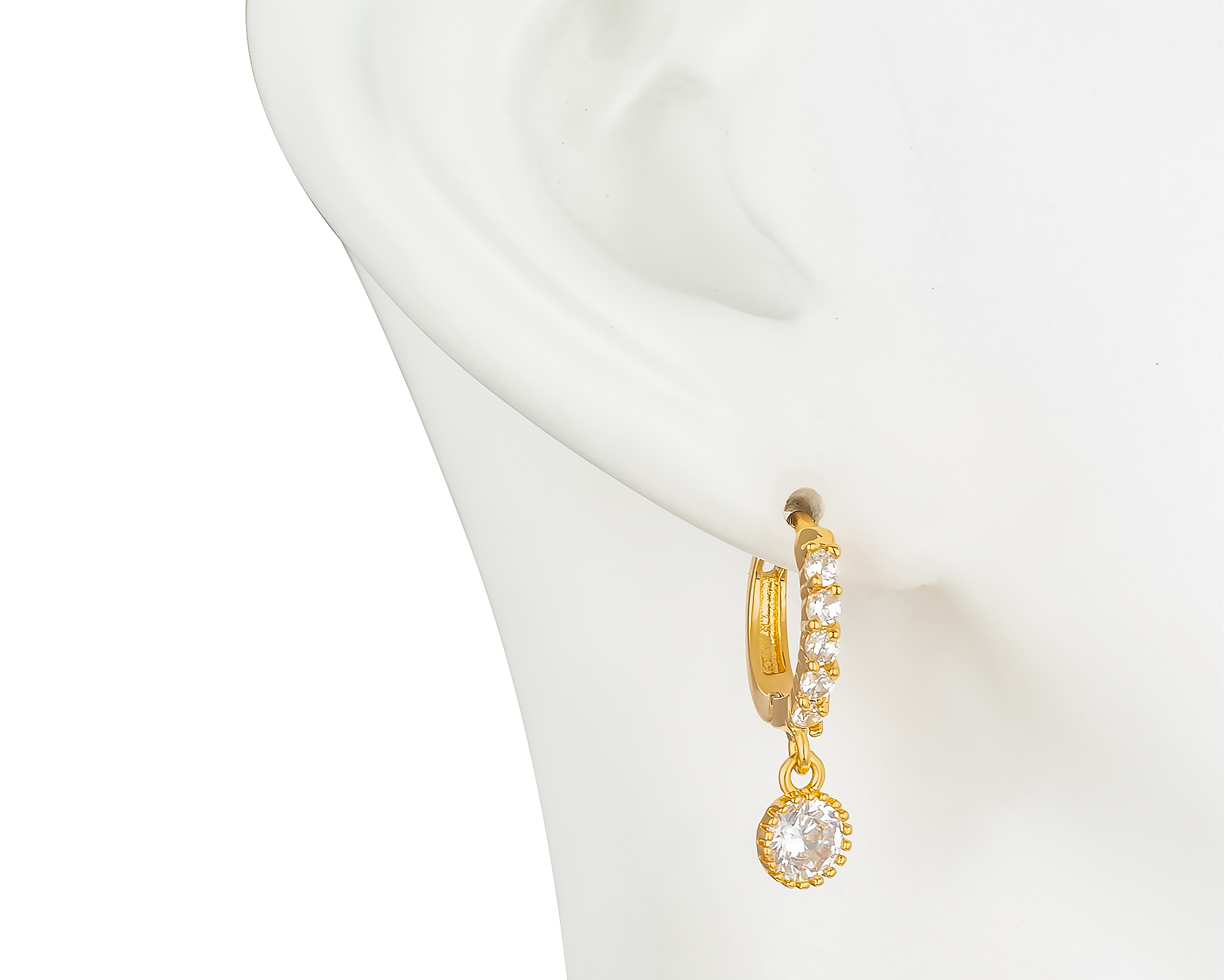 Foto 5 | Foto 5 | Aretes de Chapa de Oro 18K Plafer