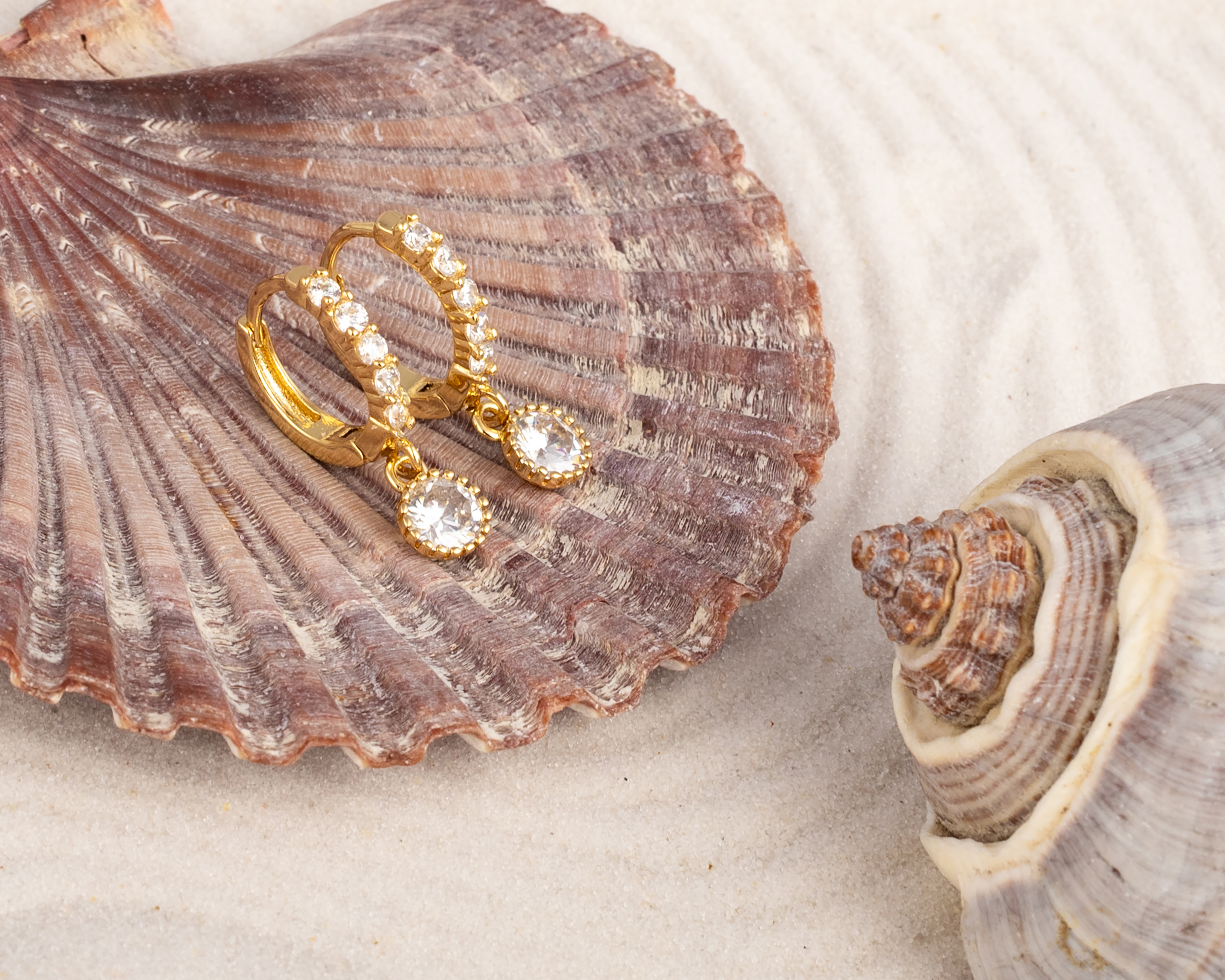 Foto 6 | Foto 6 | Aretes de Chapa de Oro 18K Plafer