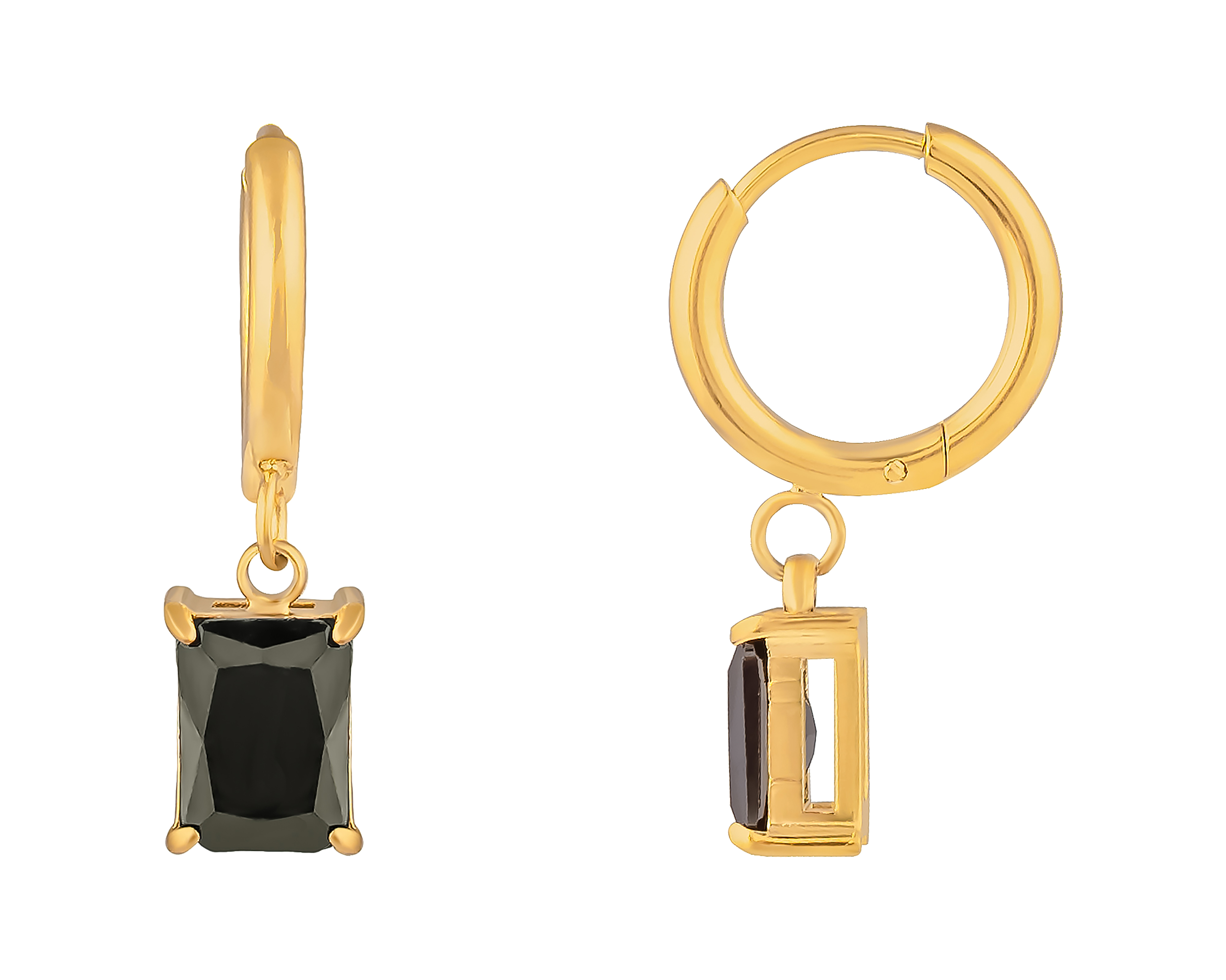 Foto 2 pulgar | Foto 1 | Aretes de Acero Inoxidable Jennifer Lopez