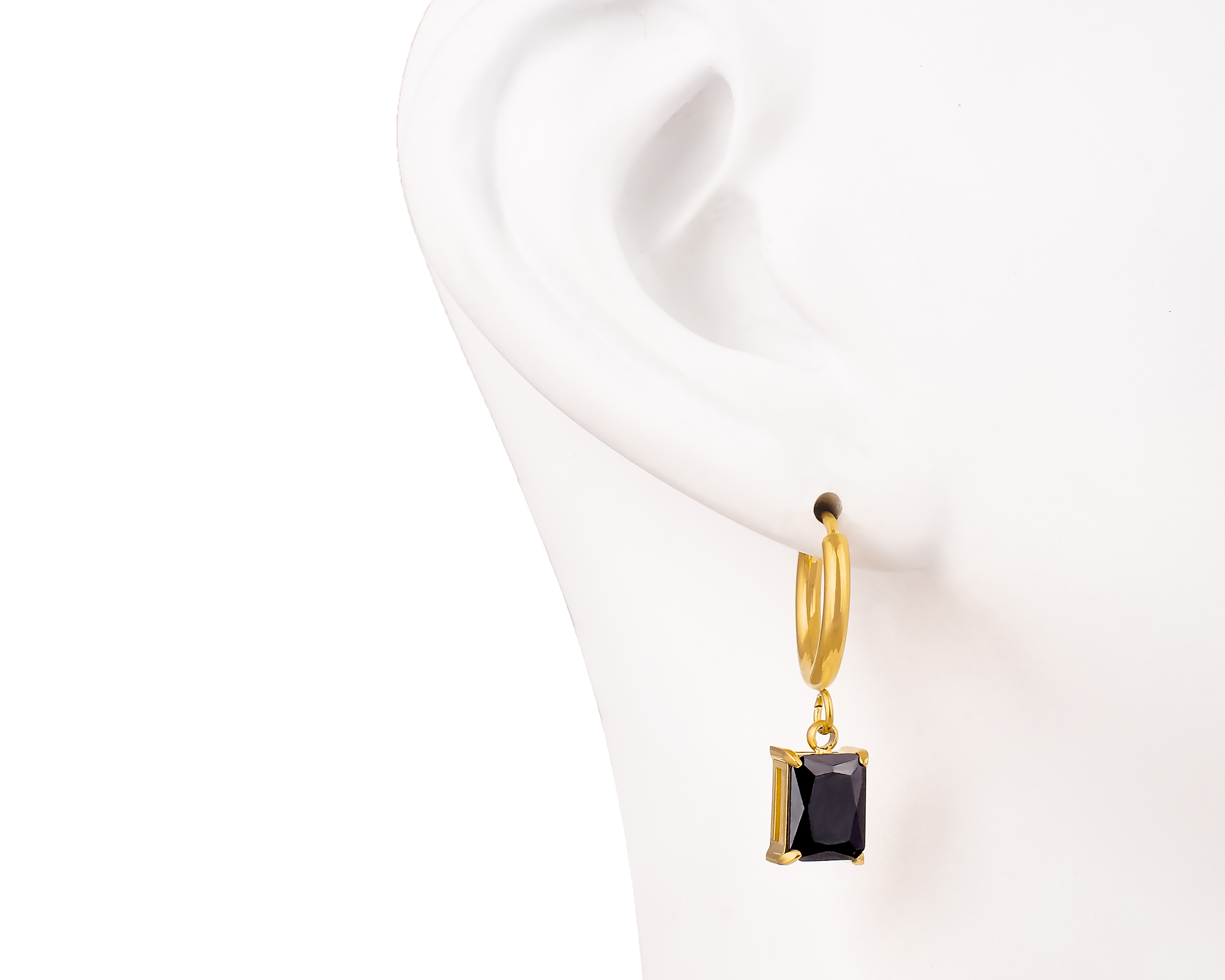 Foto 6 pulgar | Foto 5 | Aretes de Acero Inoxidable Jennifer Lopez